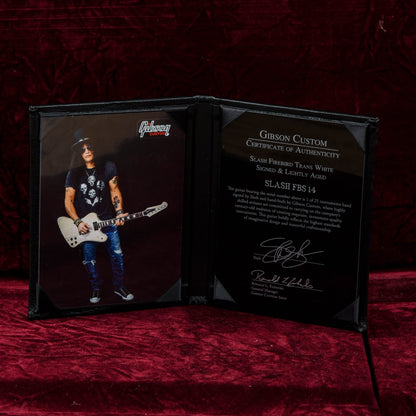 Gibson Custom Slash Firebird Trans White 2017 Electric Guitars / Solid Body