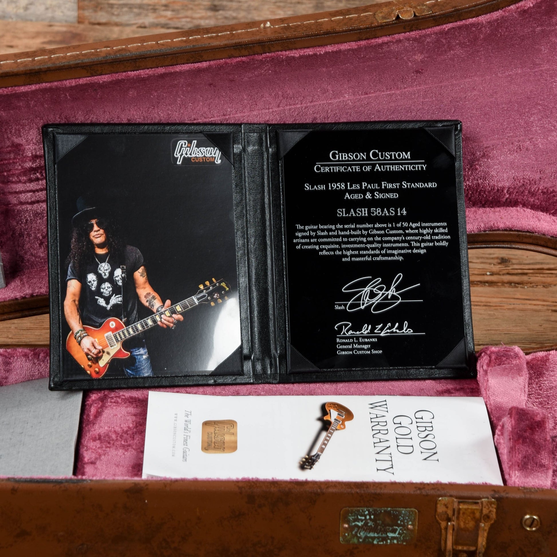 Gibson Custom Slash "First Standard" '58 Les Paul Standard Aged and Signed Sunburst 2017 Electric Guitars / Solid Body