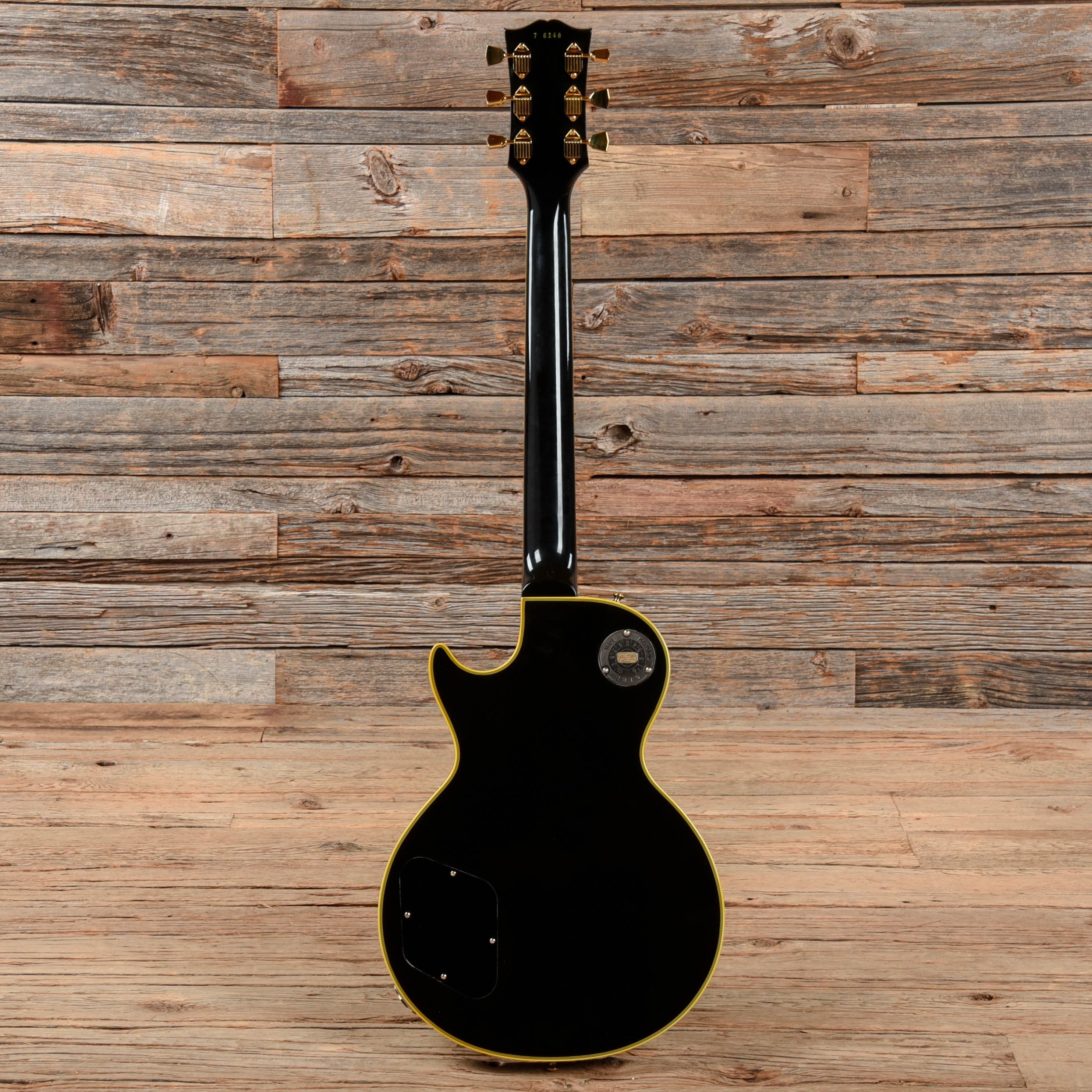 Gibson Custom True Historic 1957 Les Paul Custom Black 2015 Electric Guitars / Solid Body