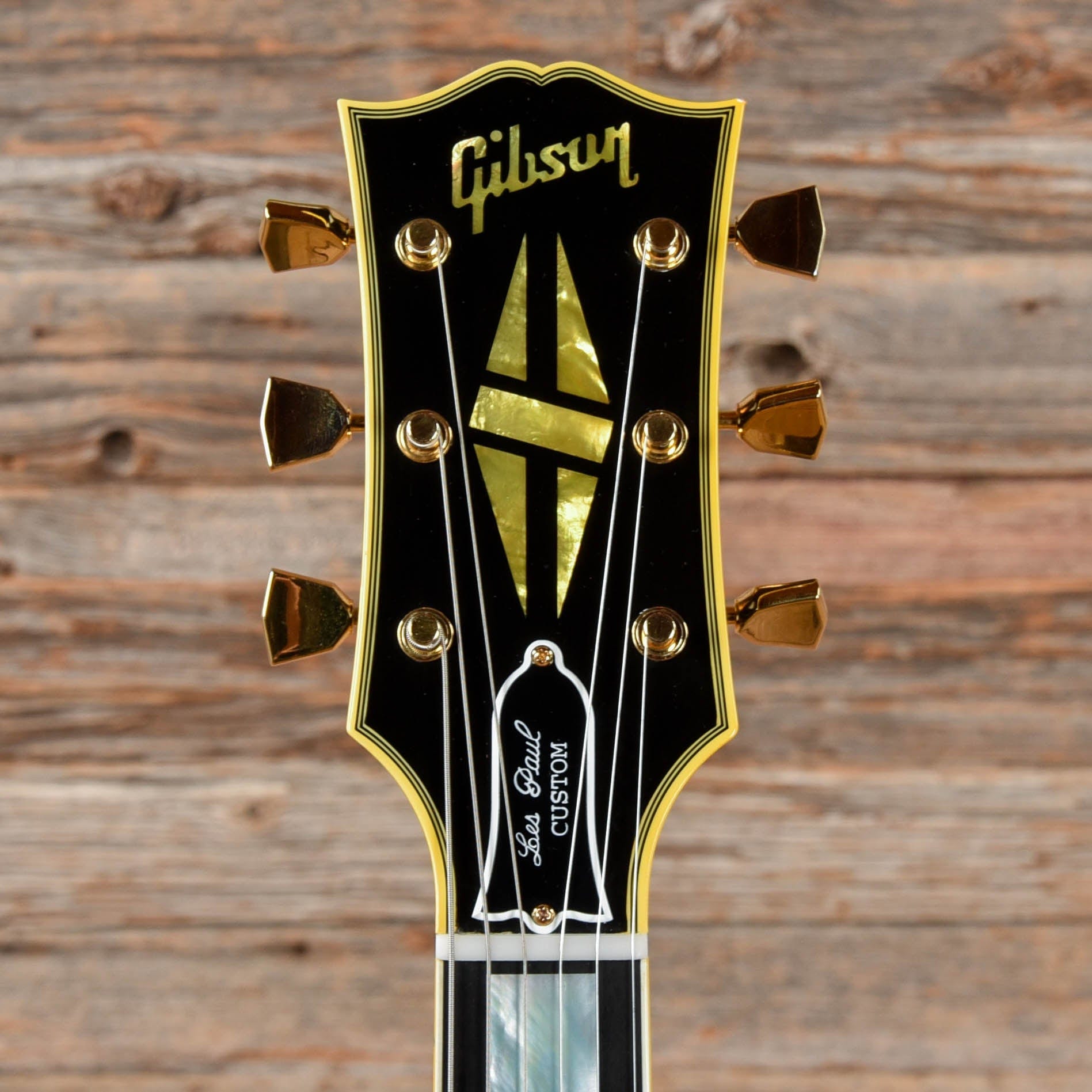 Gibson Custom True Historic 1957 Les Paul Custom Black 2015 Electric Guitars / Solid Body