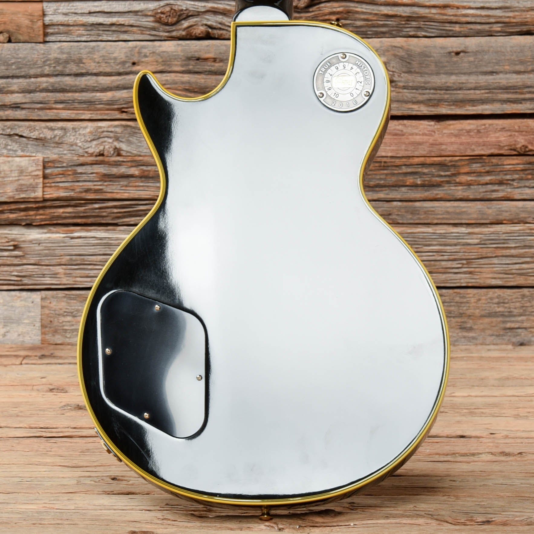 Gibson Custom True Historic 1957 Les Paul Custom Black 2015 Electric Guitars / Solid Body