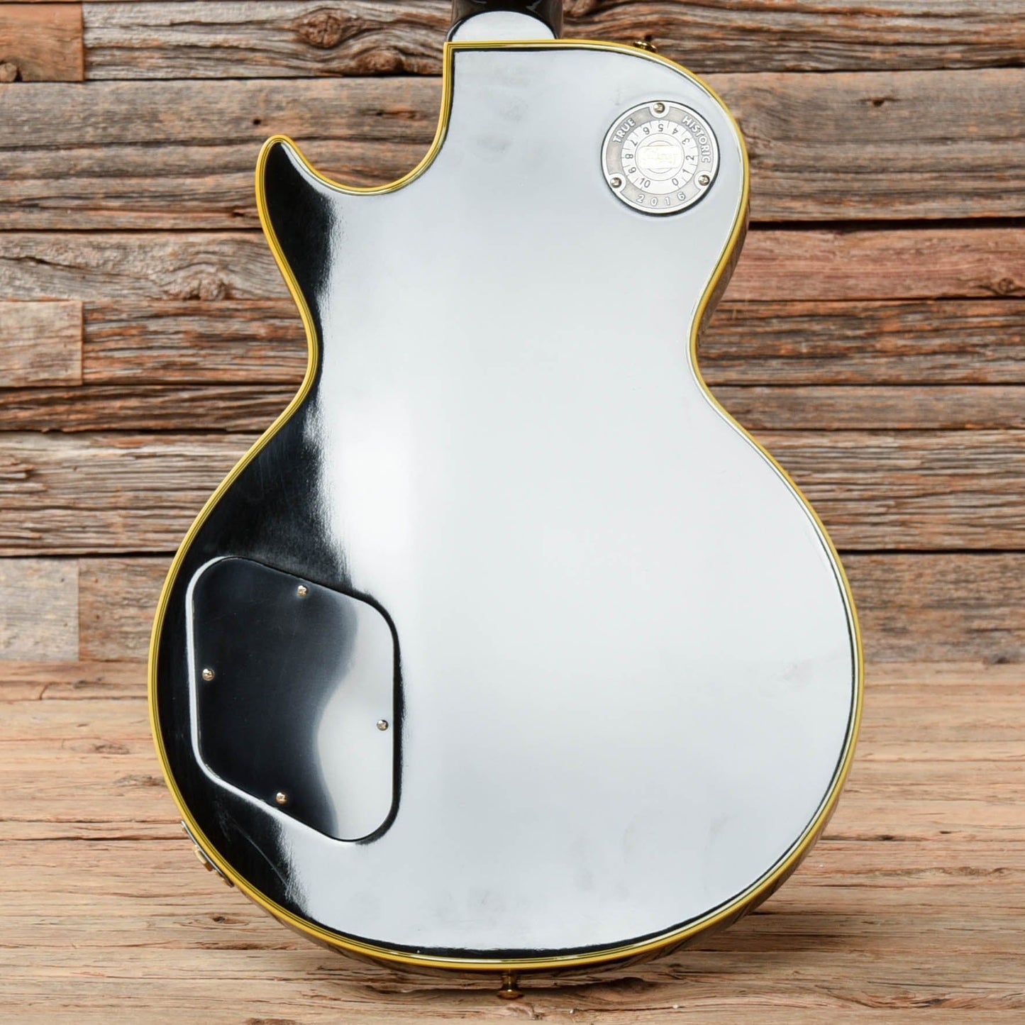 Gibson Custom True Historic 1957 Les Paul Custom Black 2015 Electric Guitars / Solid Body