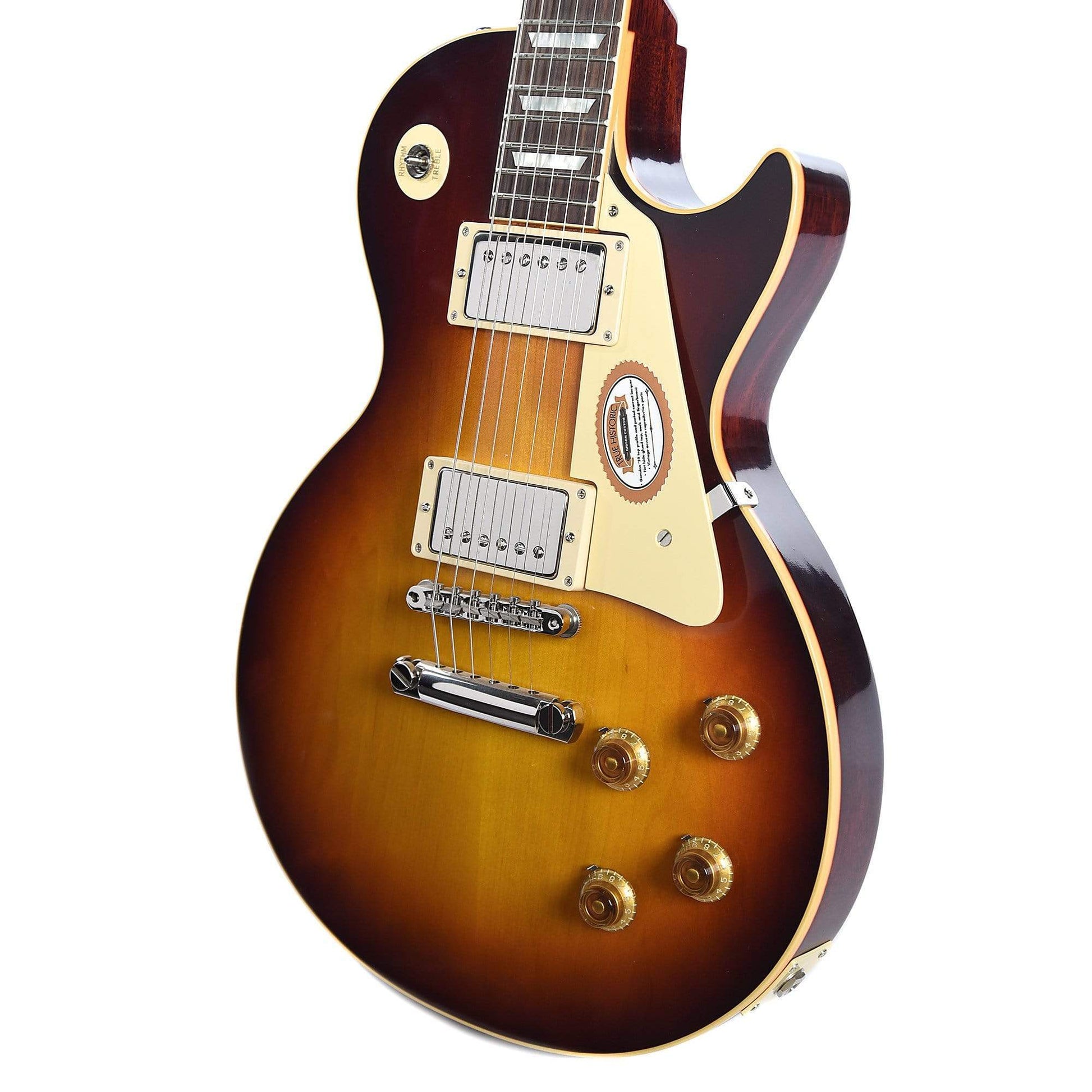 Gibson Custom True Historic 1958 Les Paul Reissue Vintage Dark Burst Electric Guitars / Solid Body