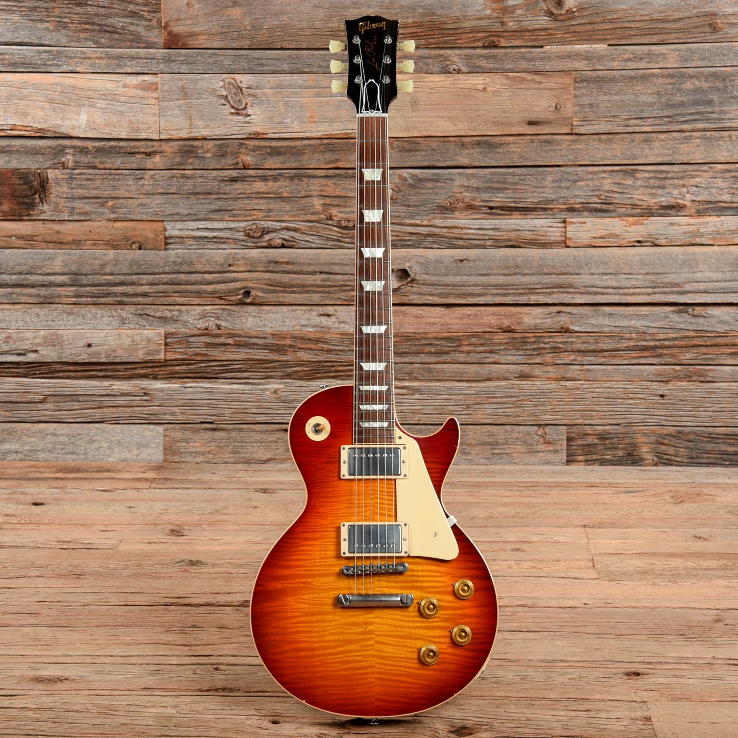 Gibson Custom True Historic '60 Les Paul Standard Murphy Aged Sunburst 2015 Electric Guitars / Solid Body