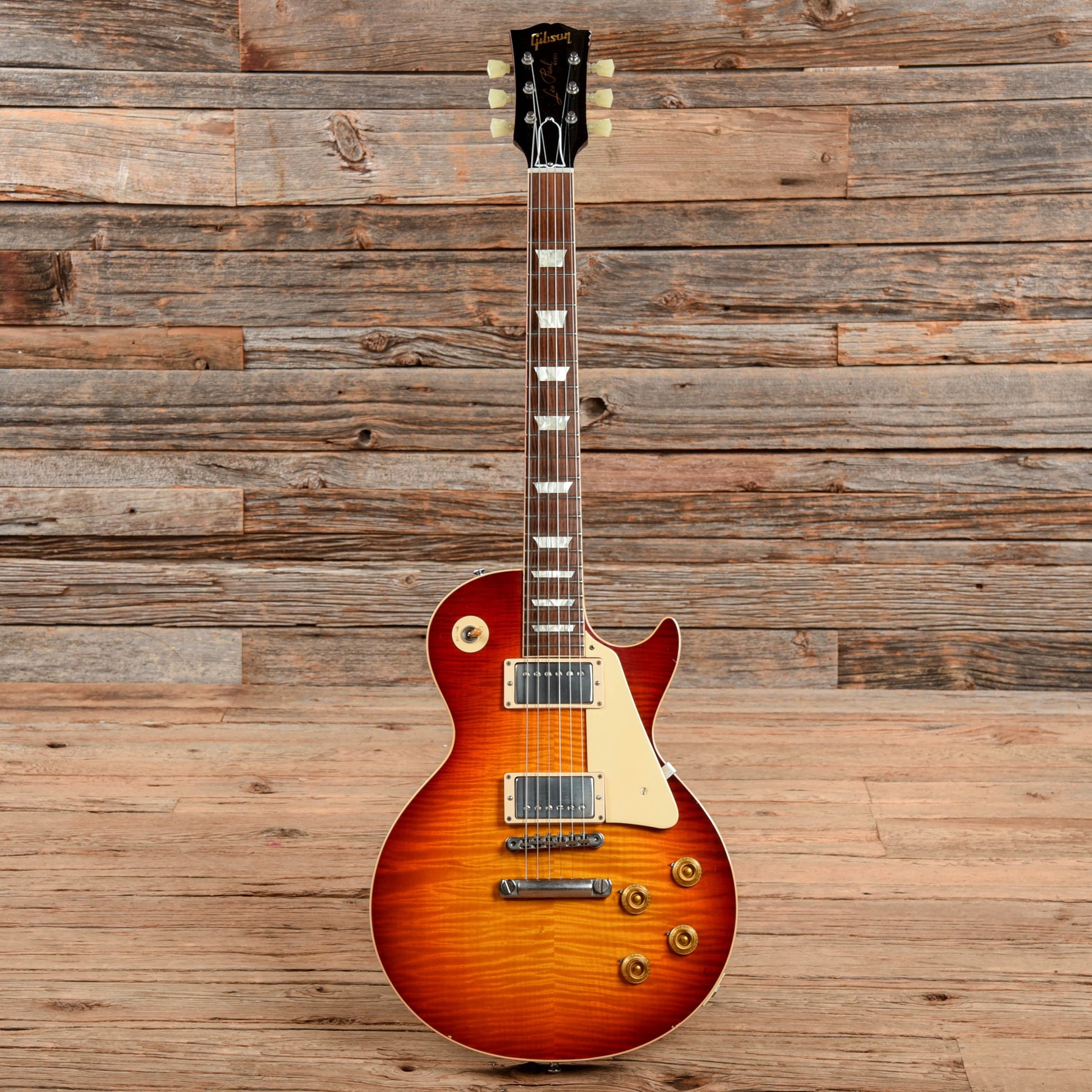 Gibson Custom True Historic '60 Les Paul Standard Murphy Aged Sunburst 2015 Electric Guitars / Solid Body