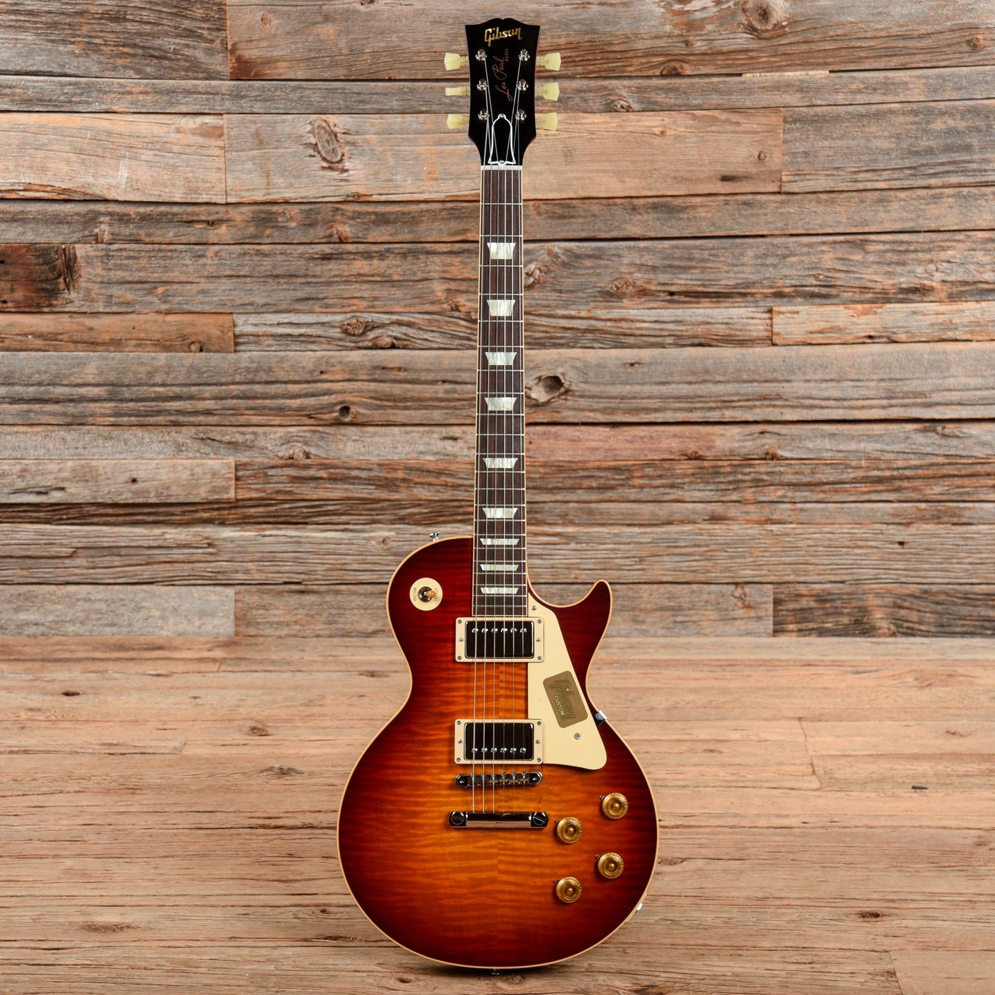 Gibson Custom True Historic '60 Les Paul Standard Reissue Sunburst 2015 Electric Guitars / Solid Body