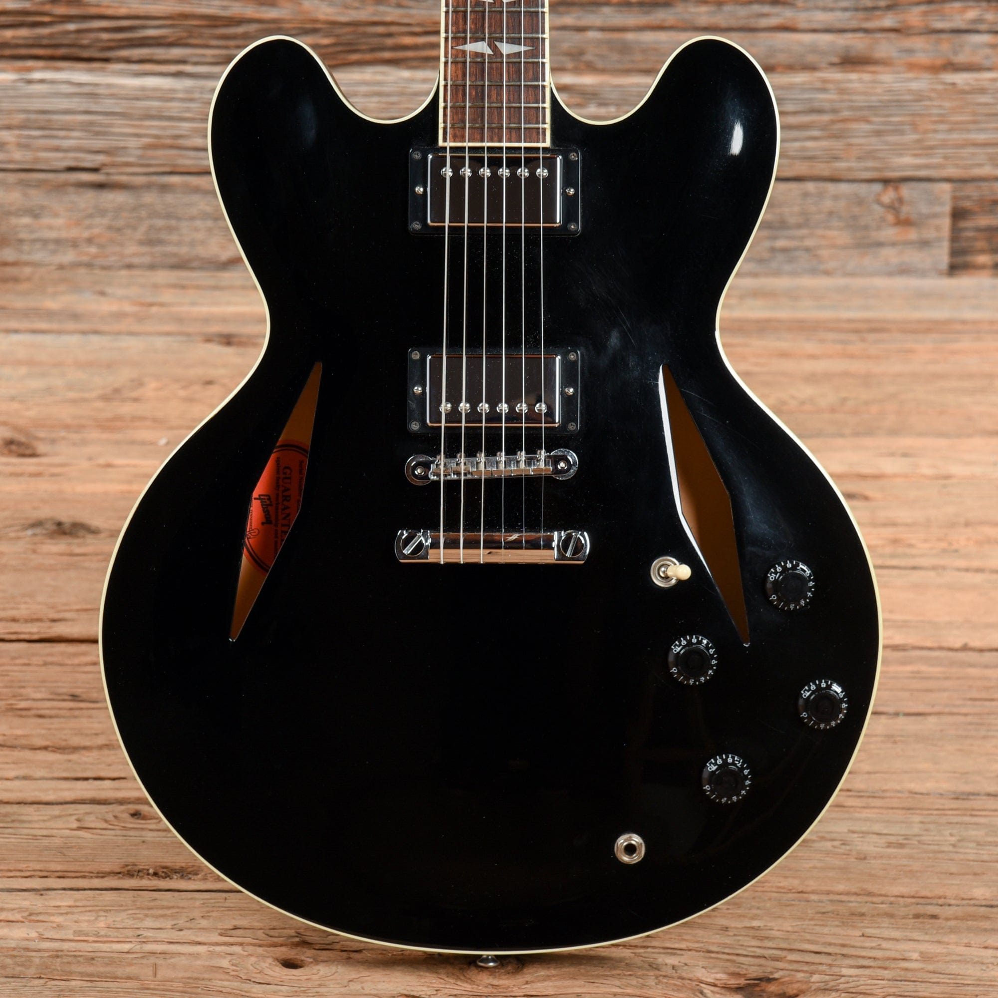 Gibson Dave Grohl DG 335 Ebony 2007 Chicago Music Exchange gibson-dave-grohl-dg-335-ebony-2007-chicago-music-exchange