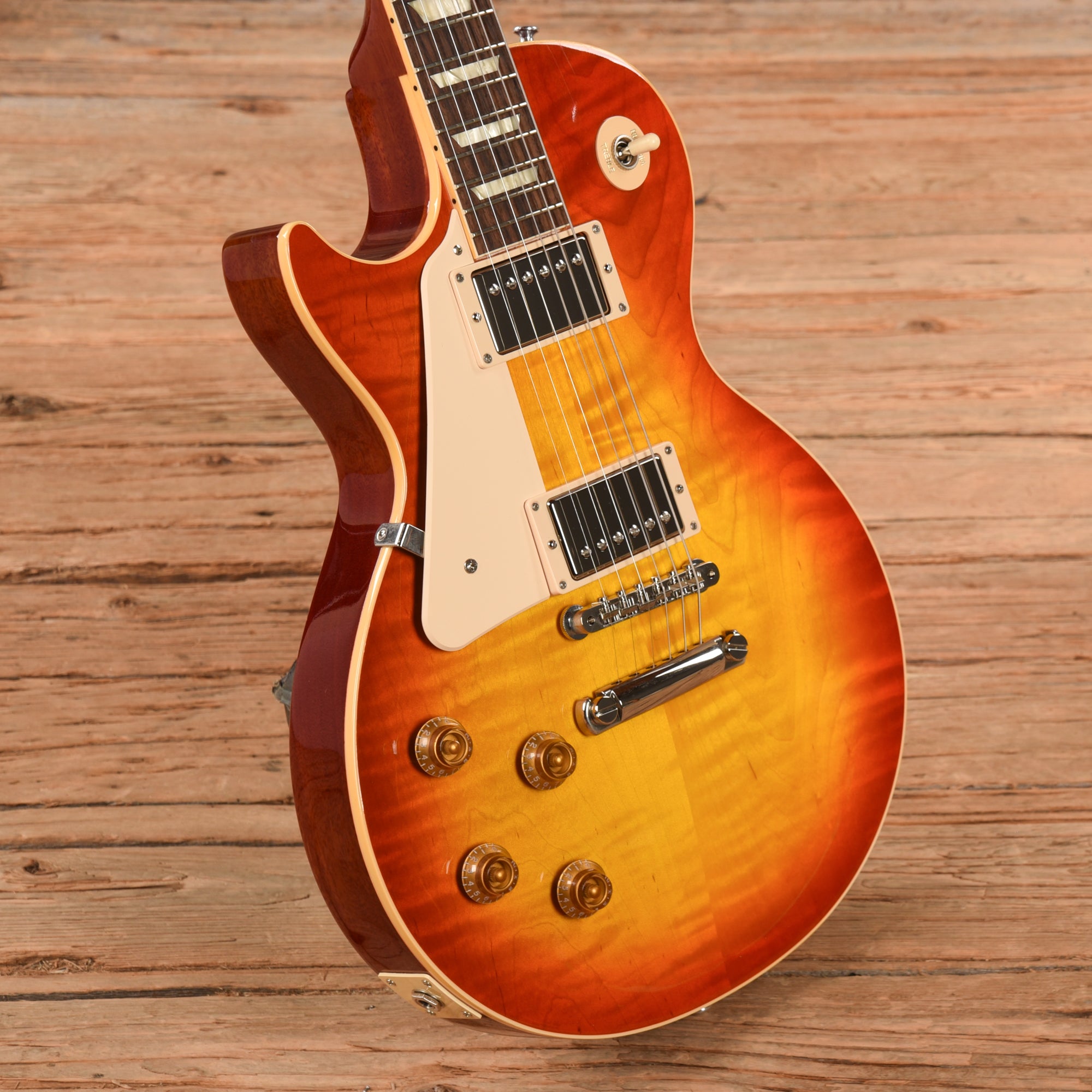 Gibson Demo Shop 58 Les Paul Standard Washed Cherry Sunburst 2021 LEFTY Electric Guitars / Solid Body