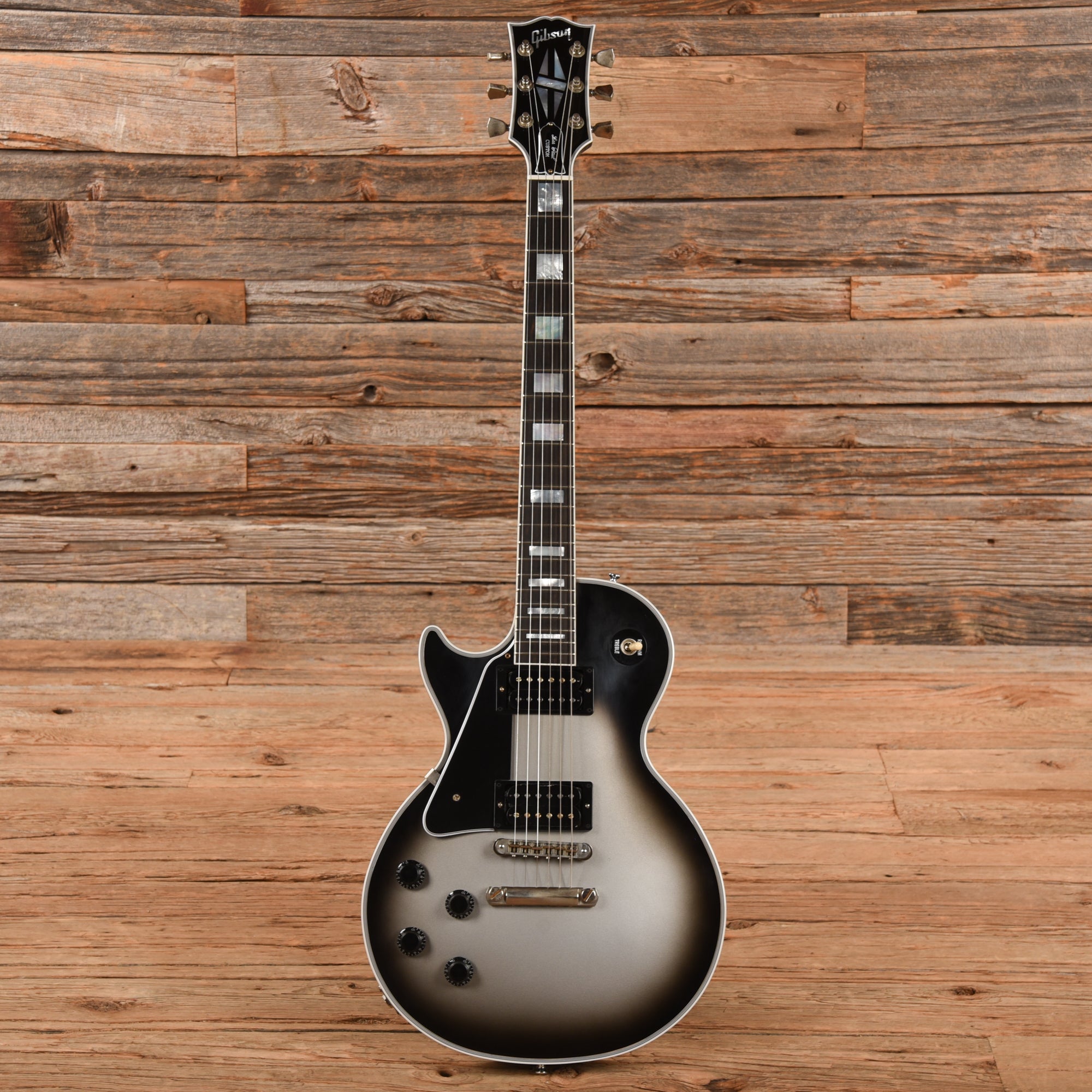 Gibson Demo Shop Les Paul Custom Silverburst VOS 2022 LEFTY Electric Guitars / Solid Body
