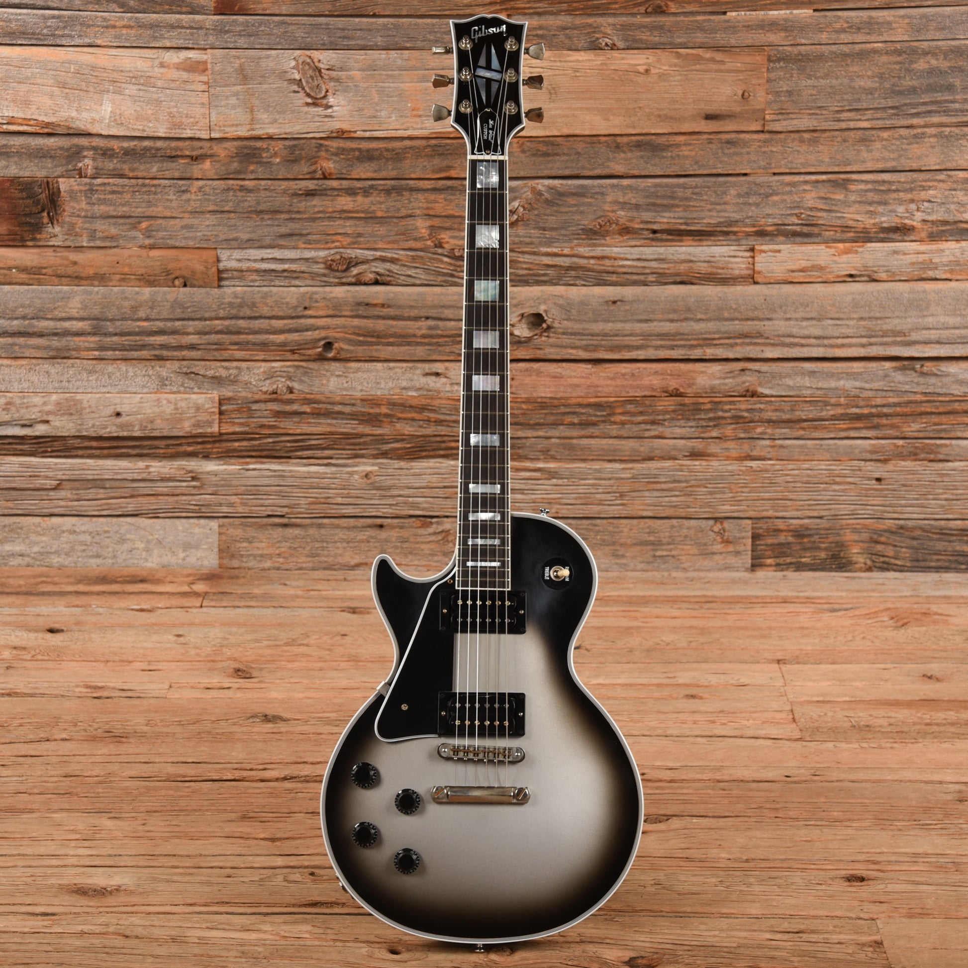Gibson Demo Shop Les Paul Custom Silverburst VOS 2022 LEFTY Electric Guitars / Solid Body