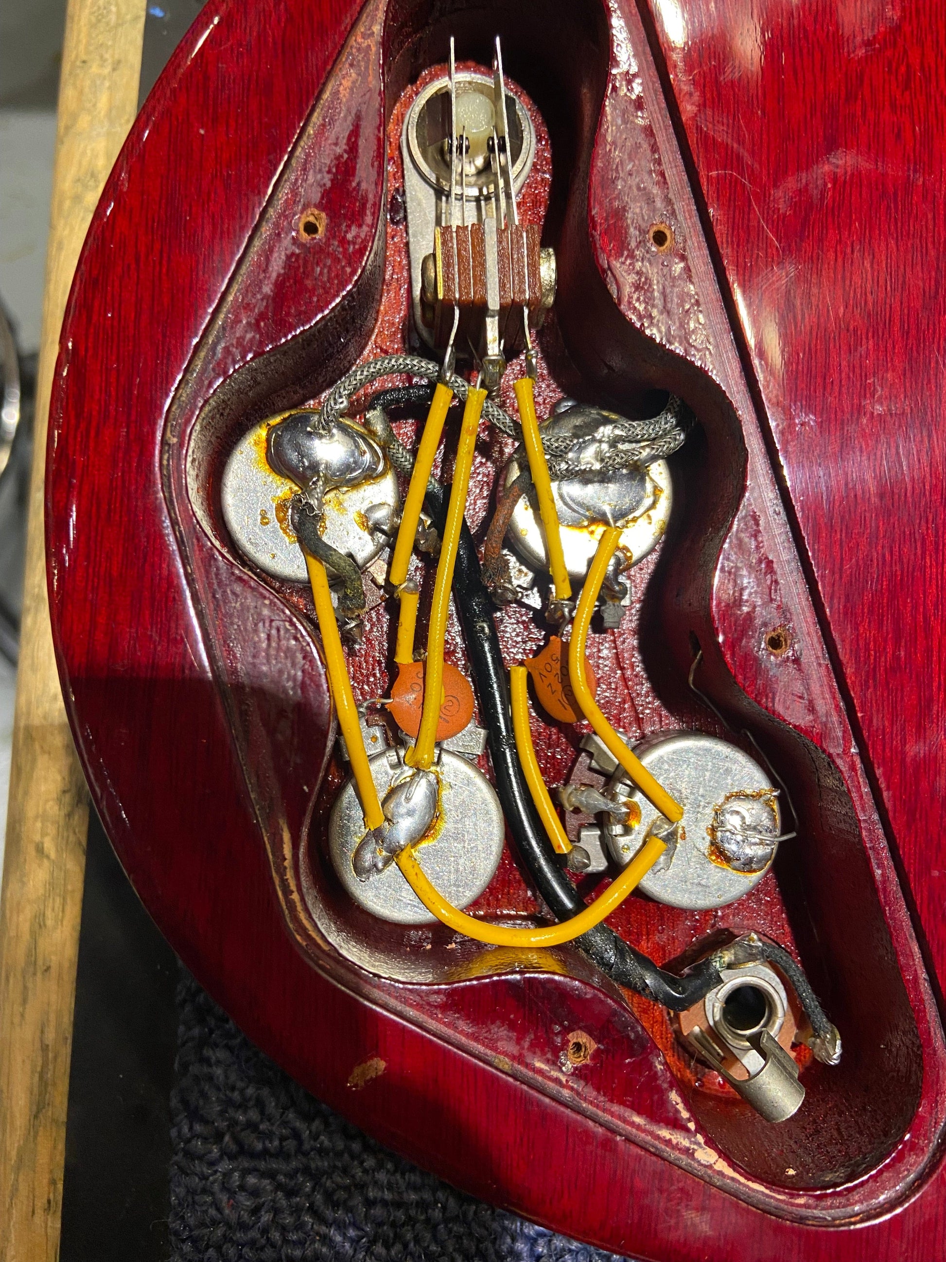 Gibson EB-6 Cherry 1964 Electric Guitars / Solid Body