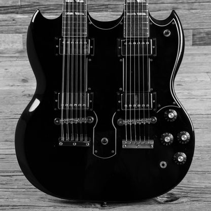 Gibson EDS-1275 Black 1980 Electric Guitars / Solid Body