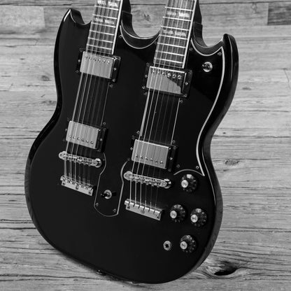 Gibson EDS-1275 Black 1980 Electric Guitars / Solid Body