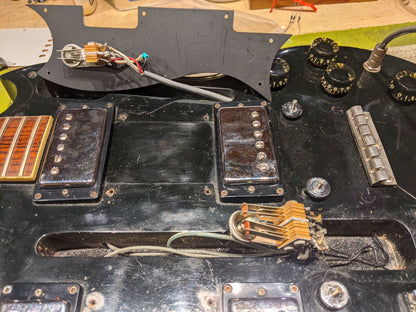 Gibson EDS-1275 Black 1980 Electric Guitars / Solid Body