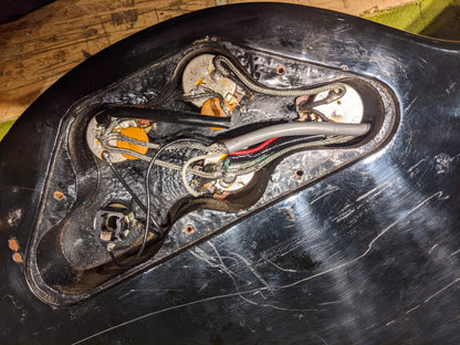 Gibson EDS-1275 Black 1980 Electric Guitars / Solid Body