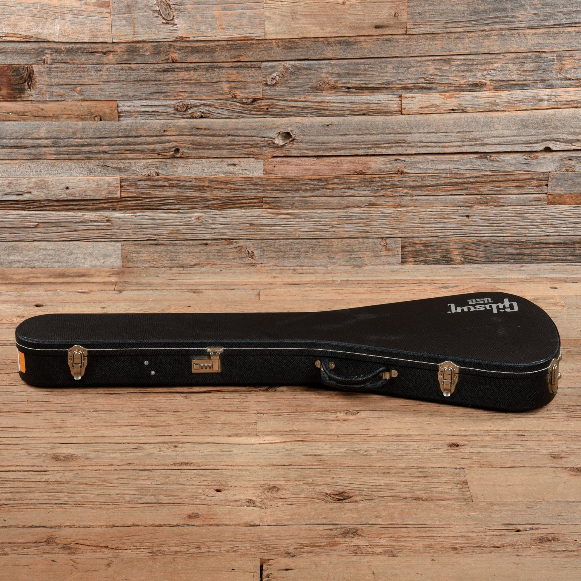 Gibson Flying V Gothic Satin Black Electric Guitars / Solid Body