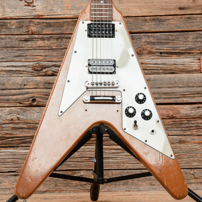 Gibson Flying V Natural Refin 1976 Electric Guitars / Solid Body