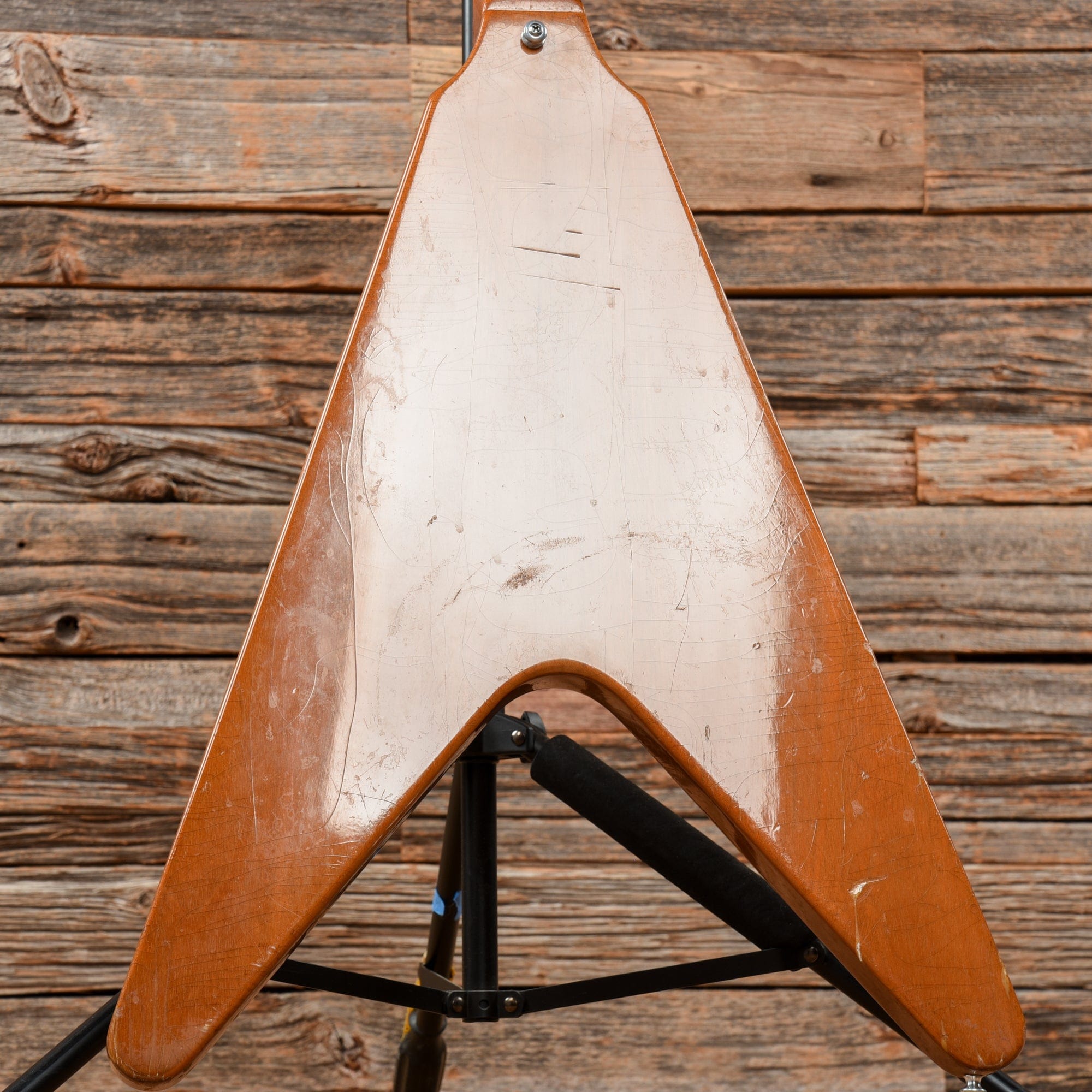 Gibson Flying V Natural Refin 1976 Electric Guitars / Solid Body