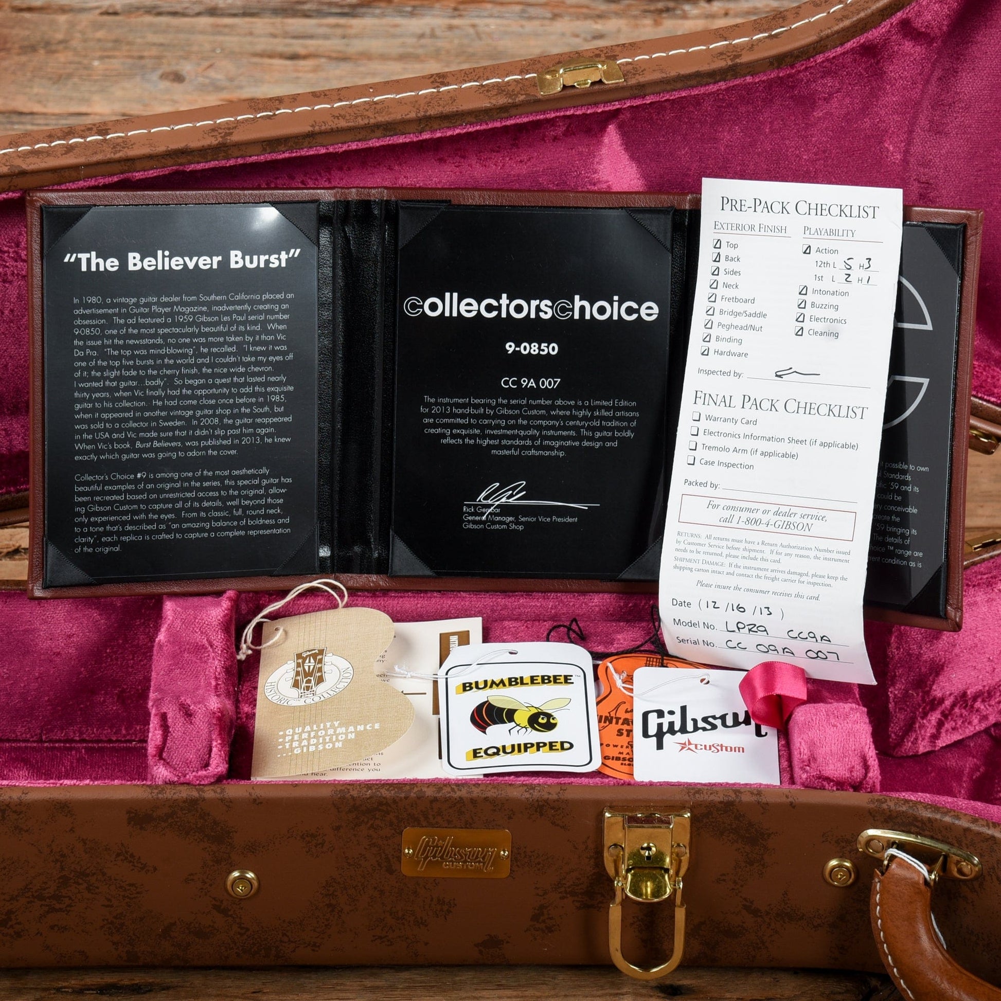 Gibson Gibson Custom Collector's Choice #9 "The Believer Burst" '59 Les Paul Standard Reissue Sunburst Electric Guitars / Solid Body