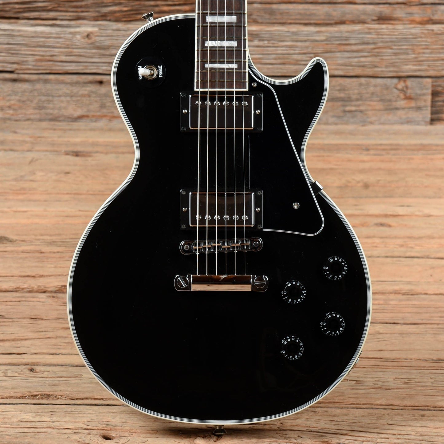 Gibson Les Paul Classic Custom Ebony 2012 Electric Guitars / Solid Body