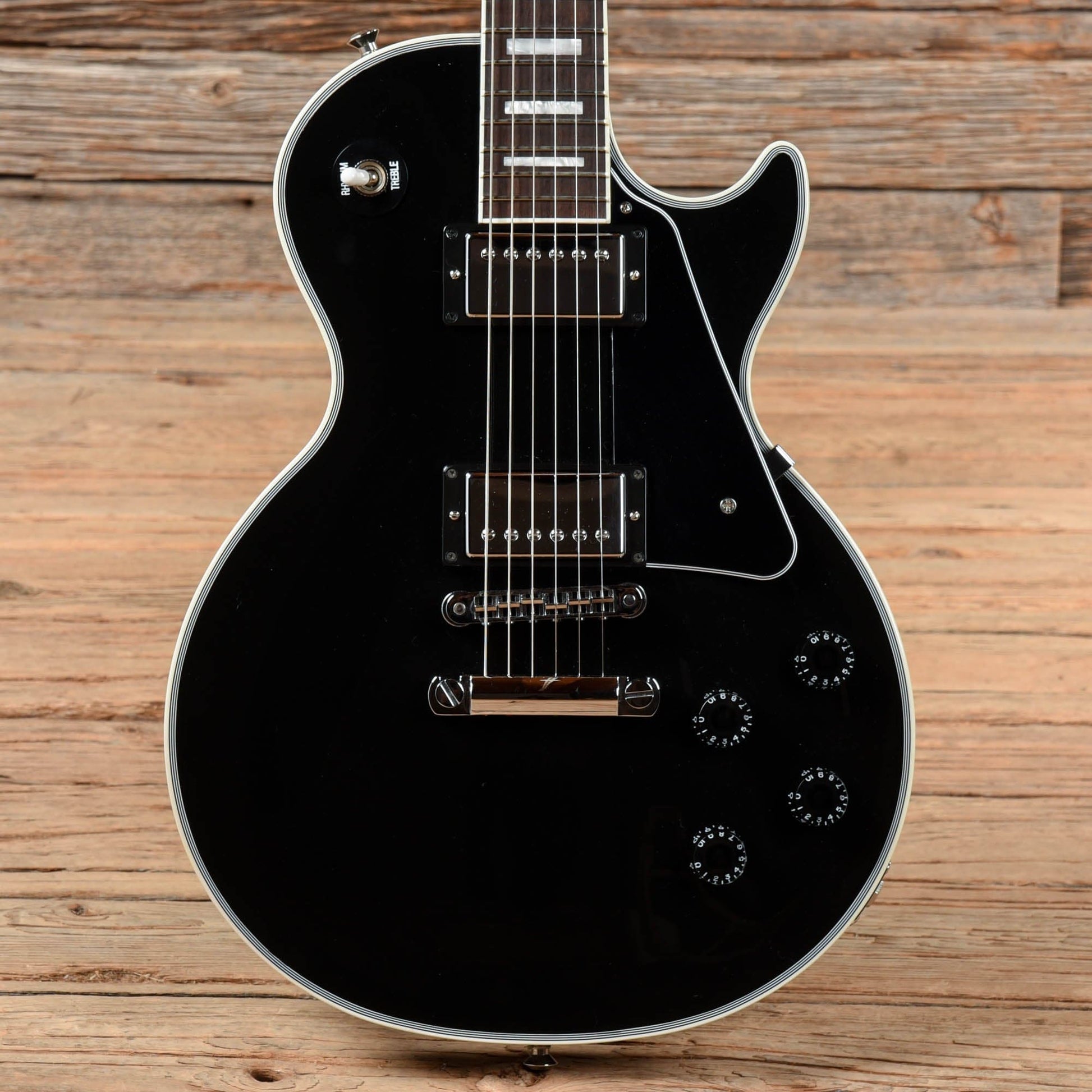 Gibson Les Paul Classic Custom Ebony 2012 Electric Guitars / Solid Body
