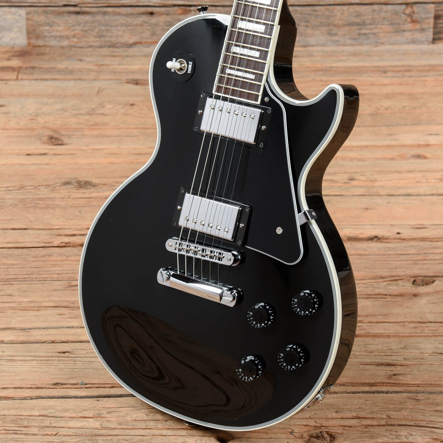 Gibson Les Paul Classic Custom Ebony 2012 Electric Guitars / Solid Body