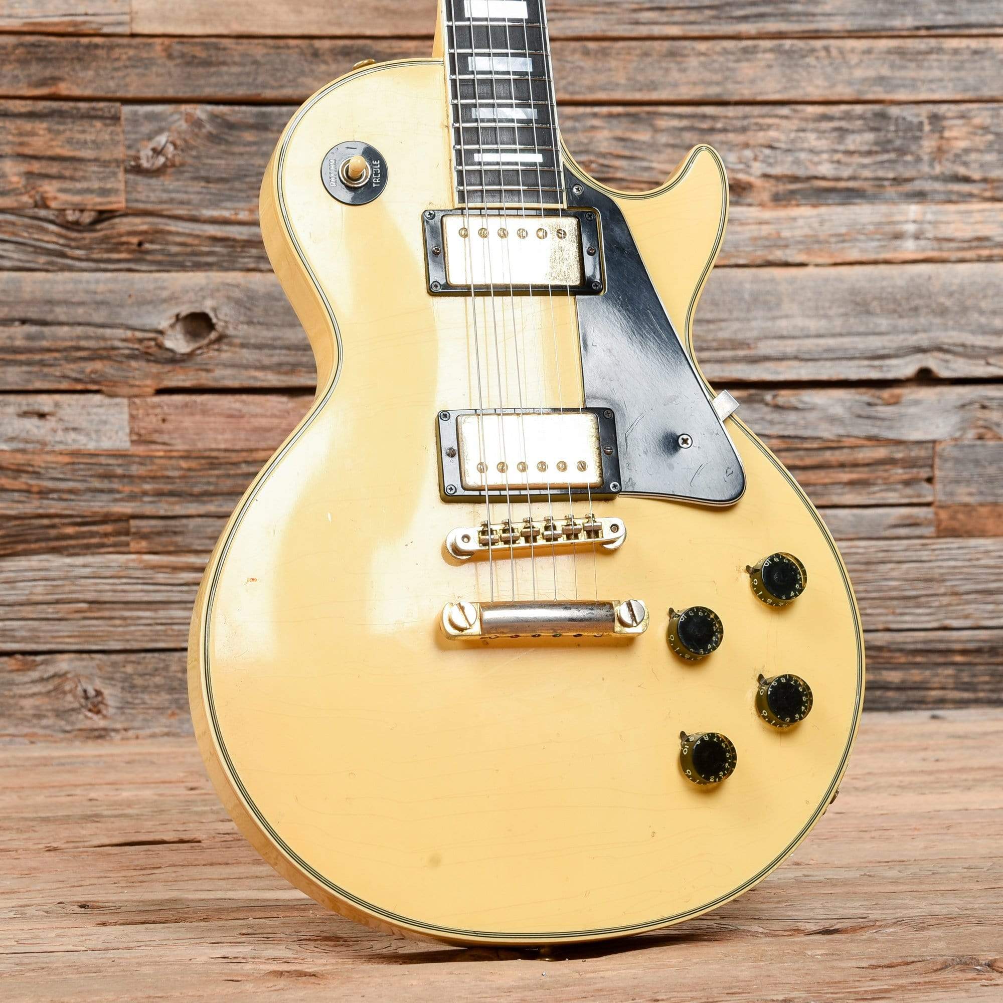 Gibson Les Paul Custom Alpine White 1974 Electric Guitars / Solid Body