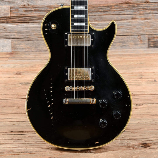 Gibson Les Paul Custom Black 1971 Electric Guitars / Solid Body