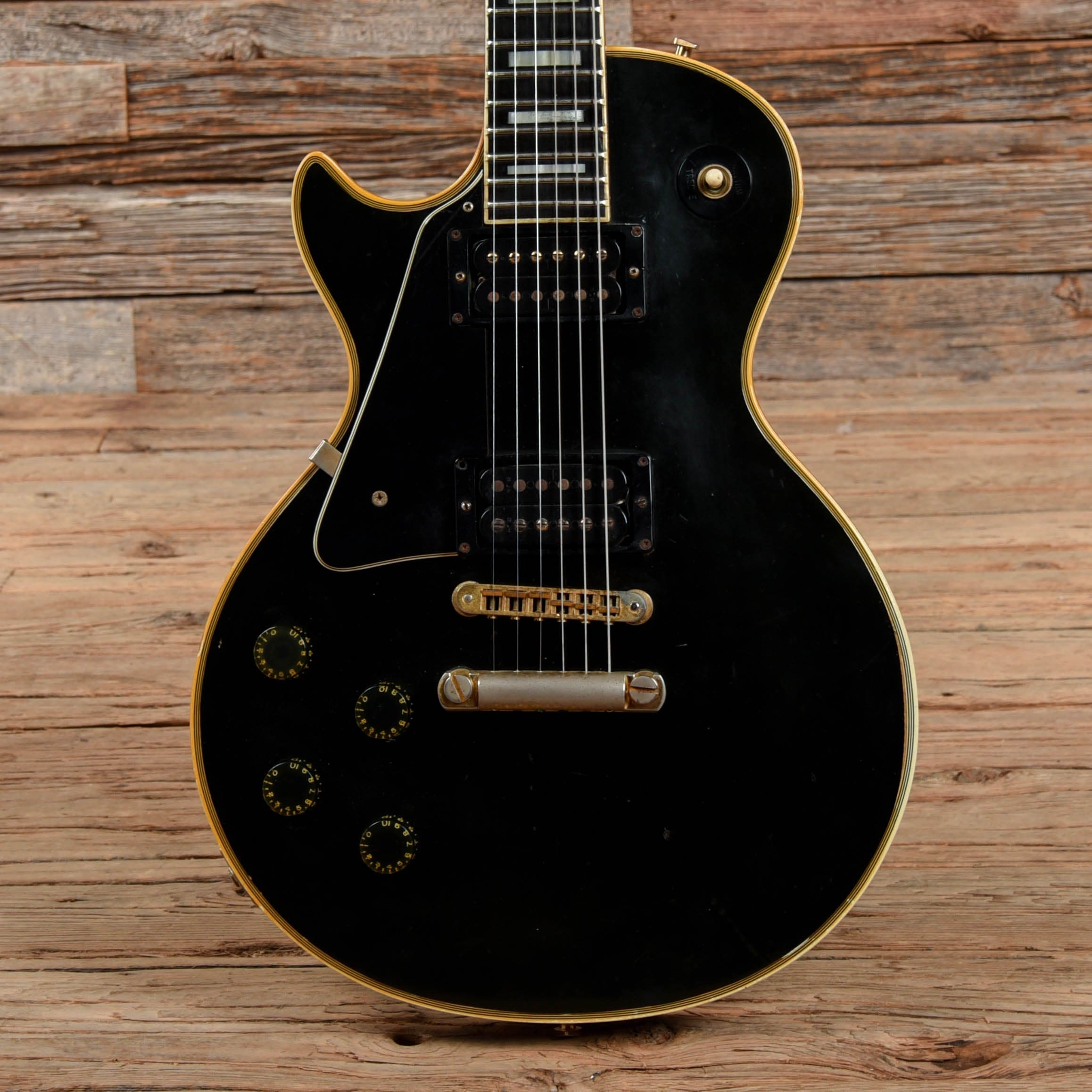 Gibson Les Paul Custom Black 1979 LEFTY Electric Guitars / Solid Body