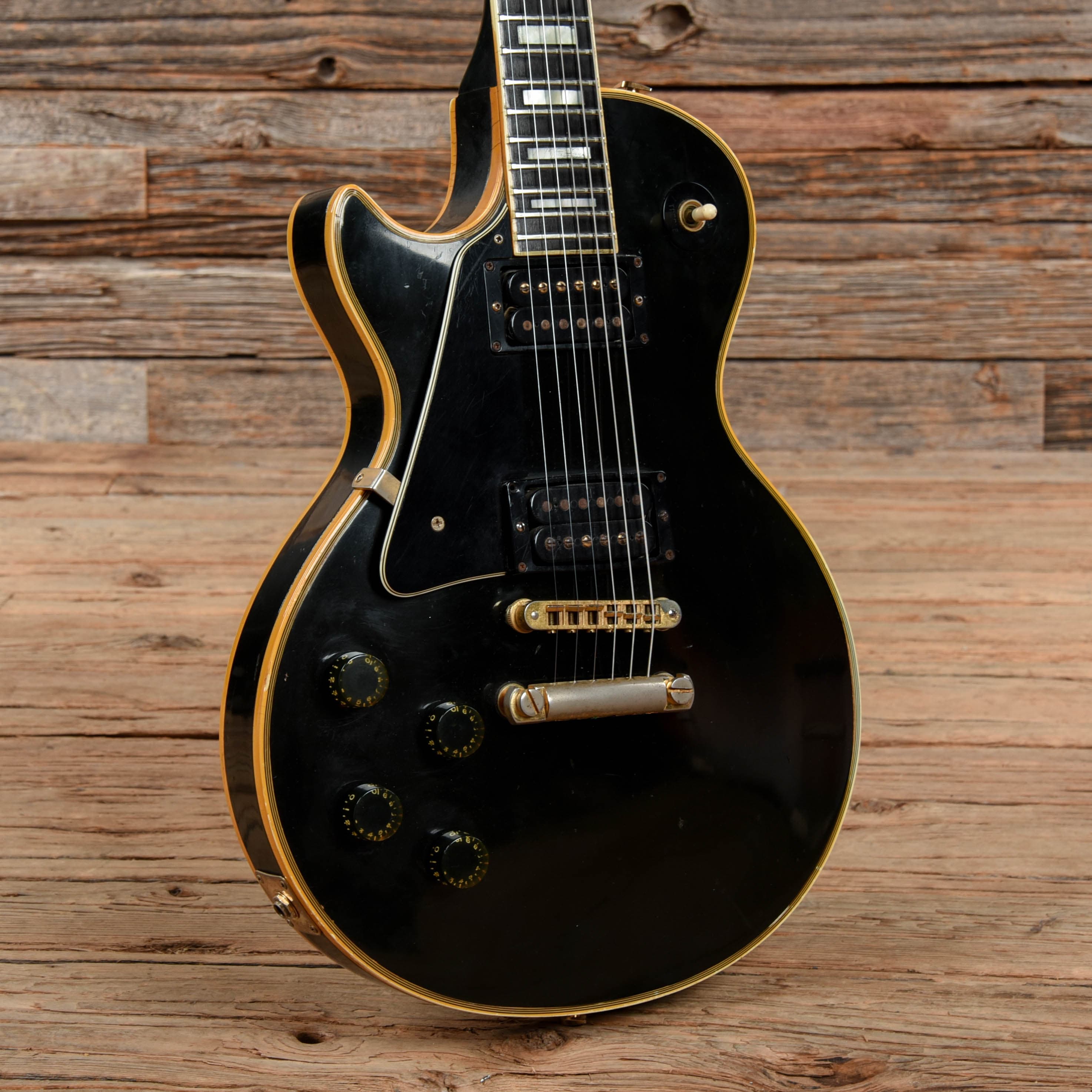 Gibson Les Paul Custom Black 1979 LEFTY Electric Guitars / Solid Body