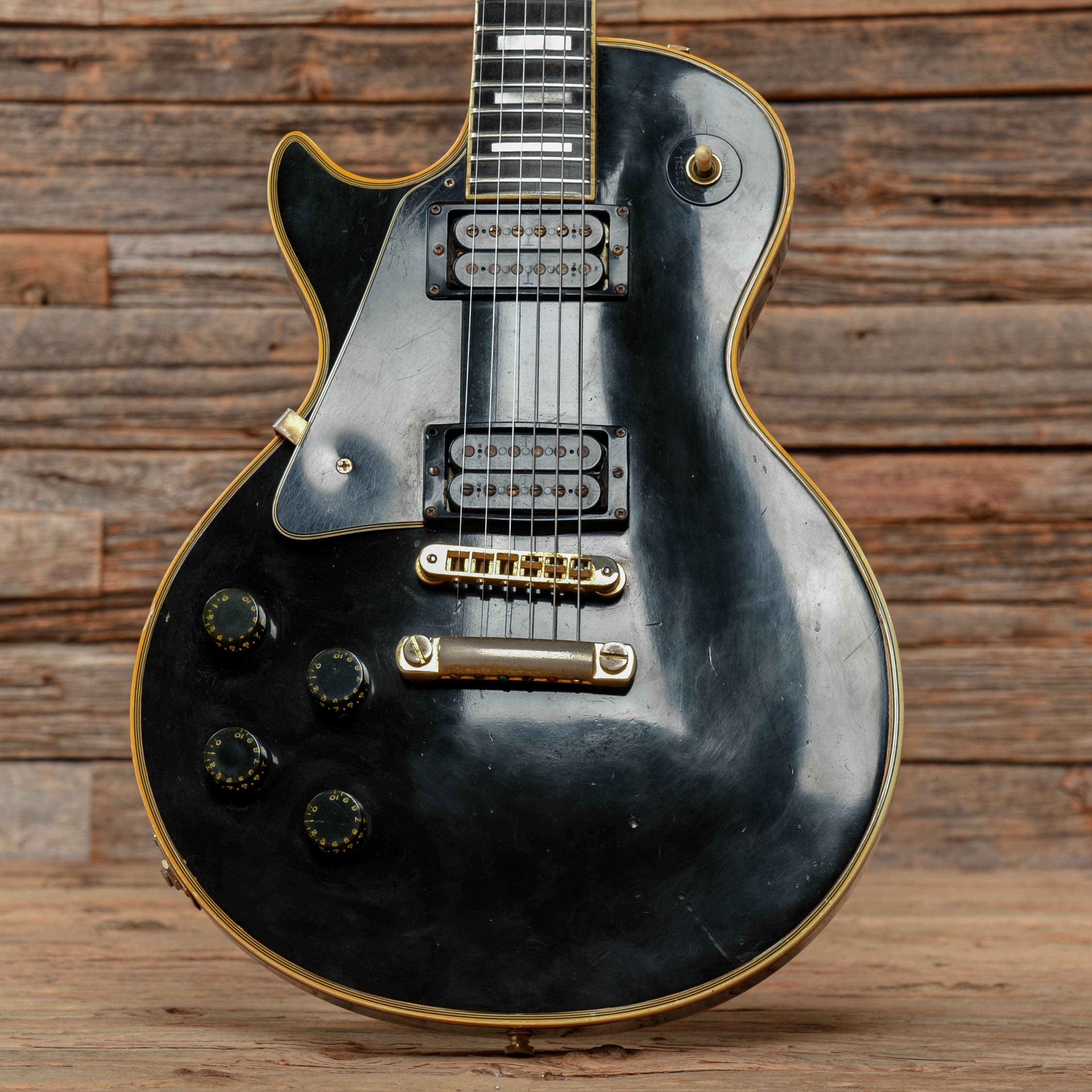 Gibson Les Paul Custom Black 1979 LEFTY Electric Guitars / Solid Body