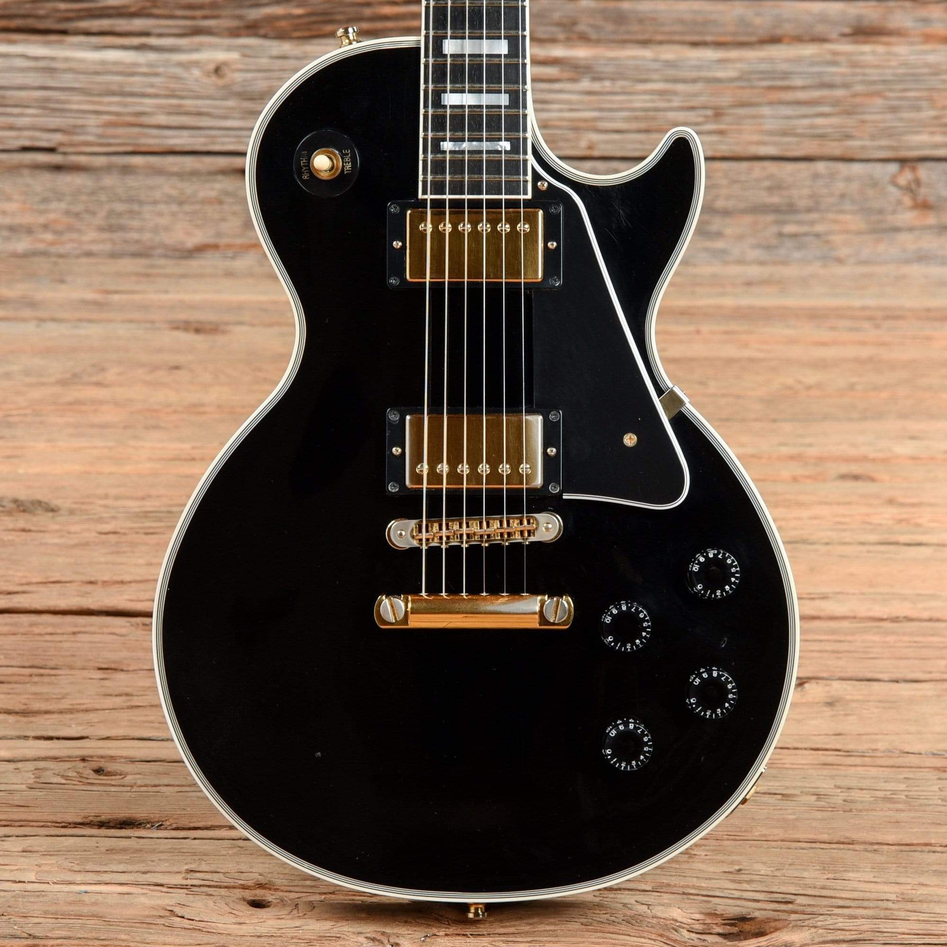 Gibson Les Paul Custom Black 2008 Electric Guitars / Solid Body