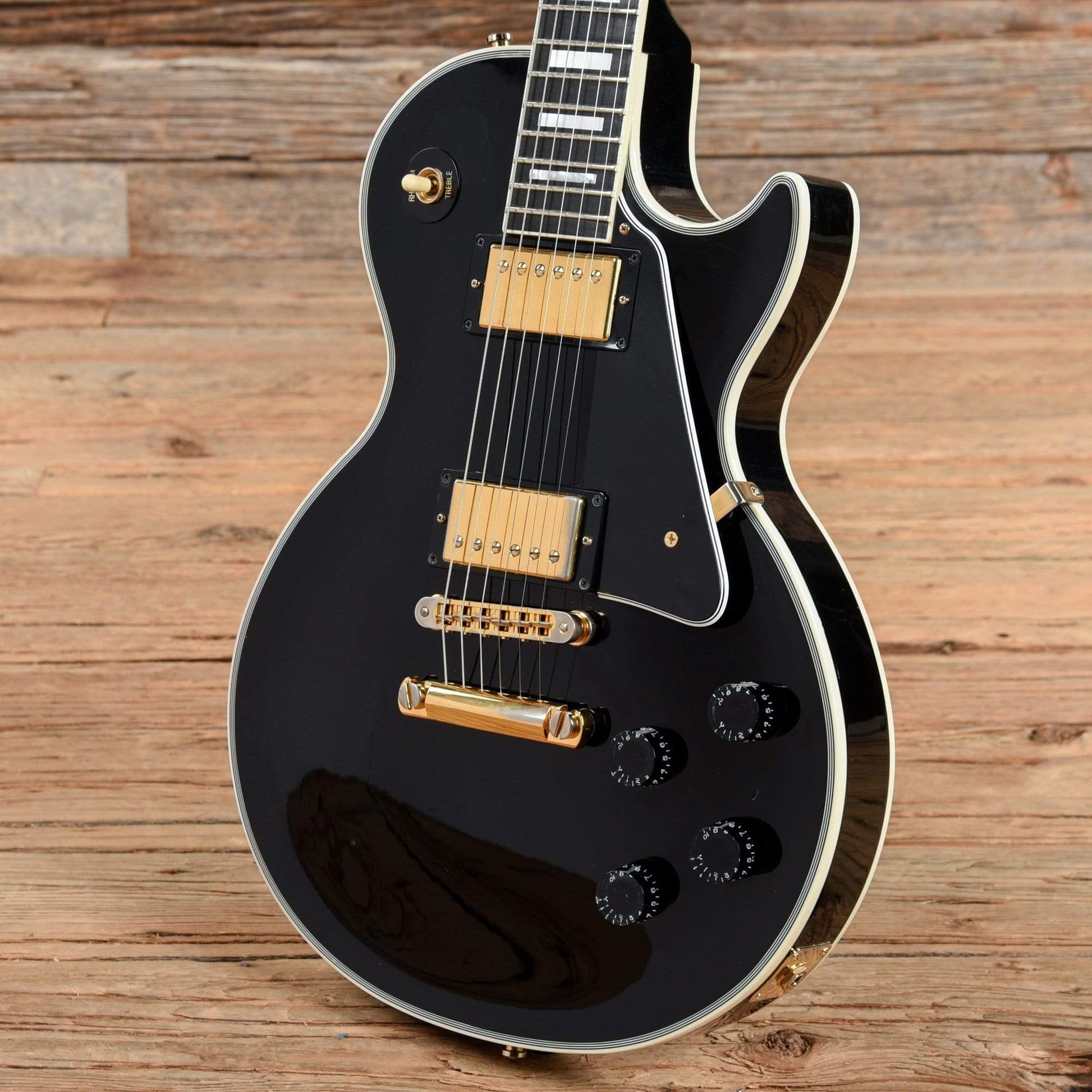 Gibson Les Paul Custom Black 2008 Electric Guitars / Solid Body