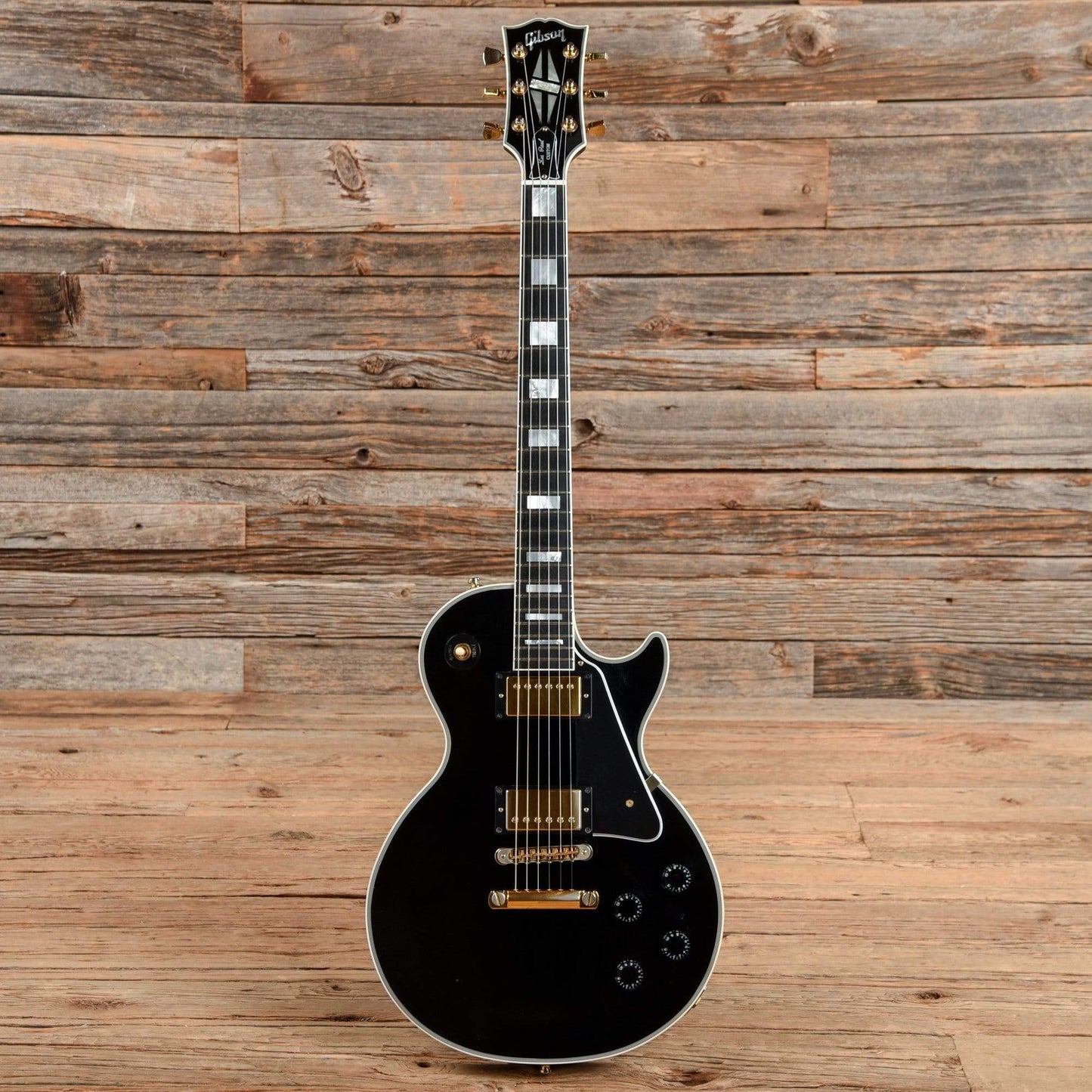 Gibson Les Paul Custom Black 2008 Electric Guitars / Solid Body