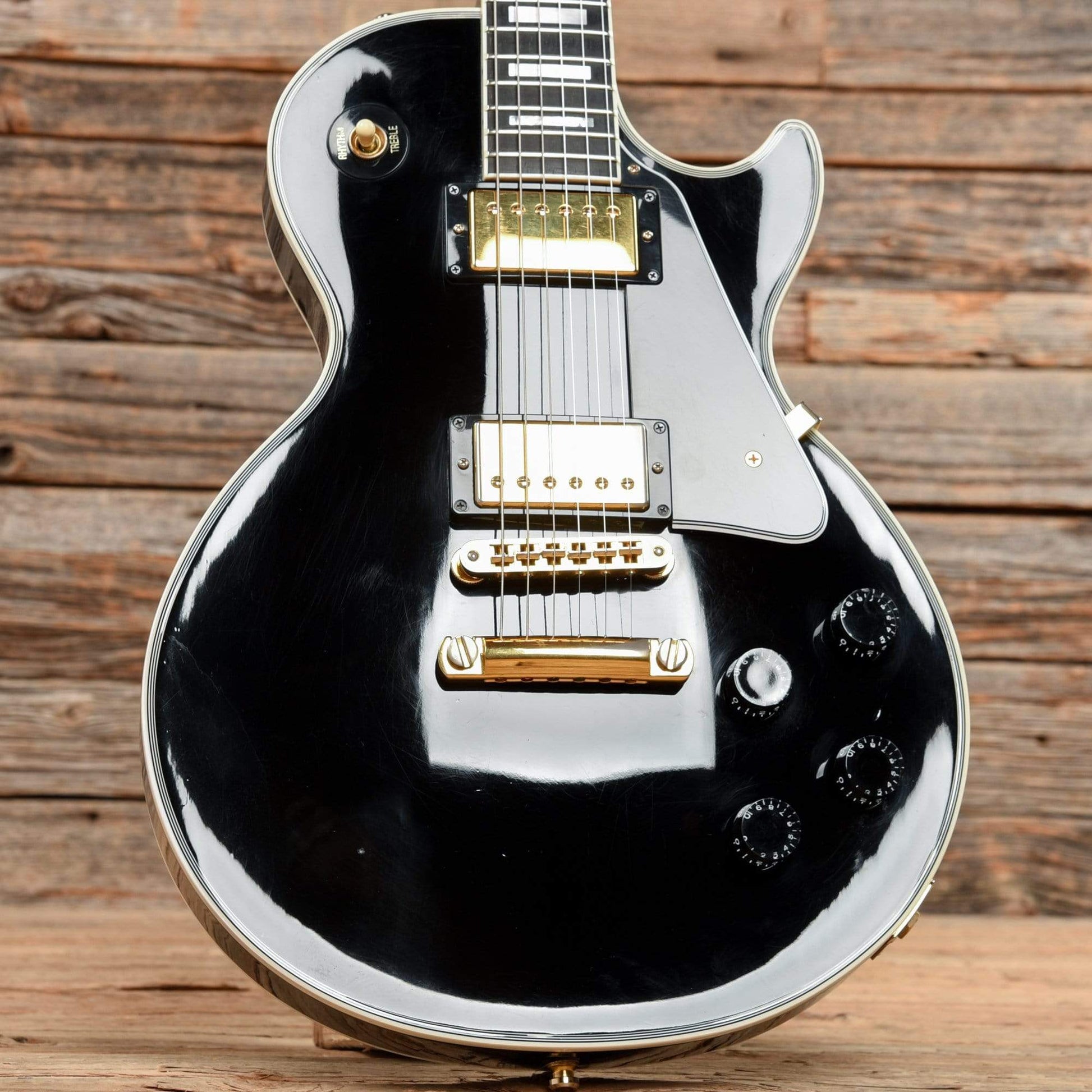 Gibson Les Paul Custom Black 2008 Electric Guitars / Solid Body