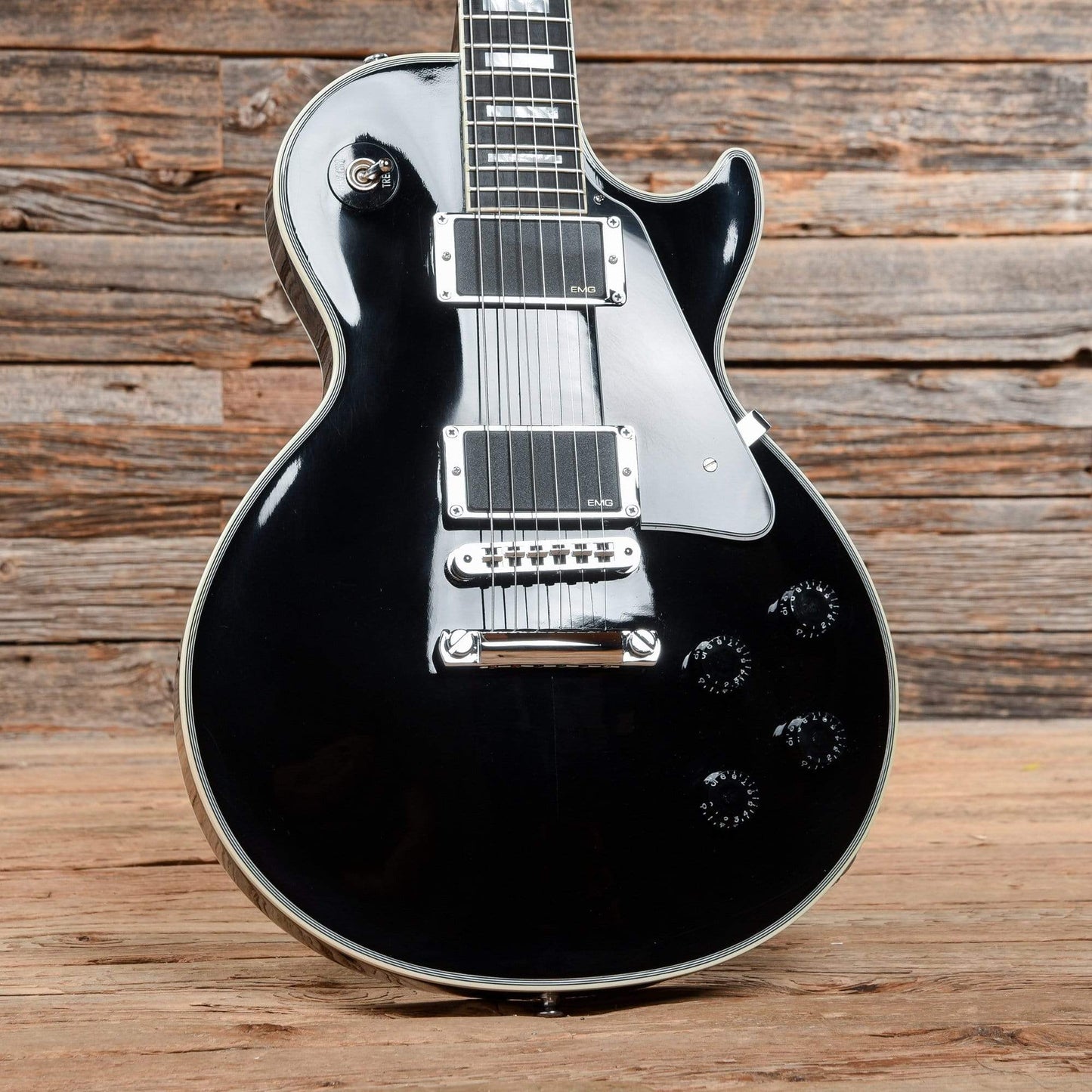Gibson Les Paul Custom Black 2010 Electric Guitars / Solid Body