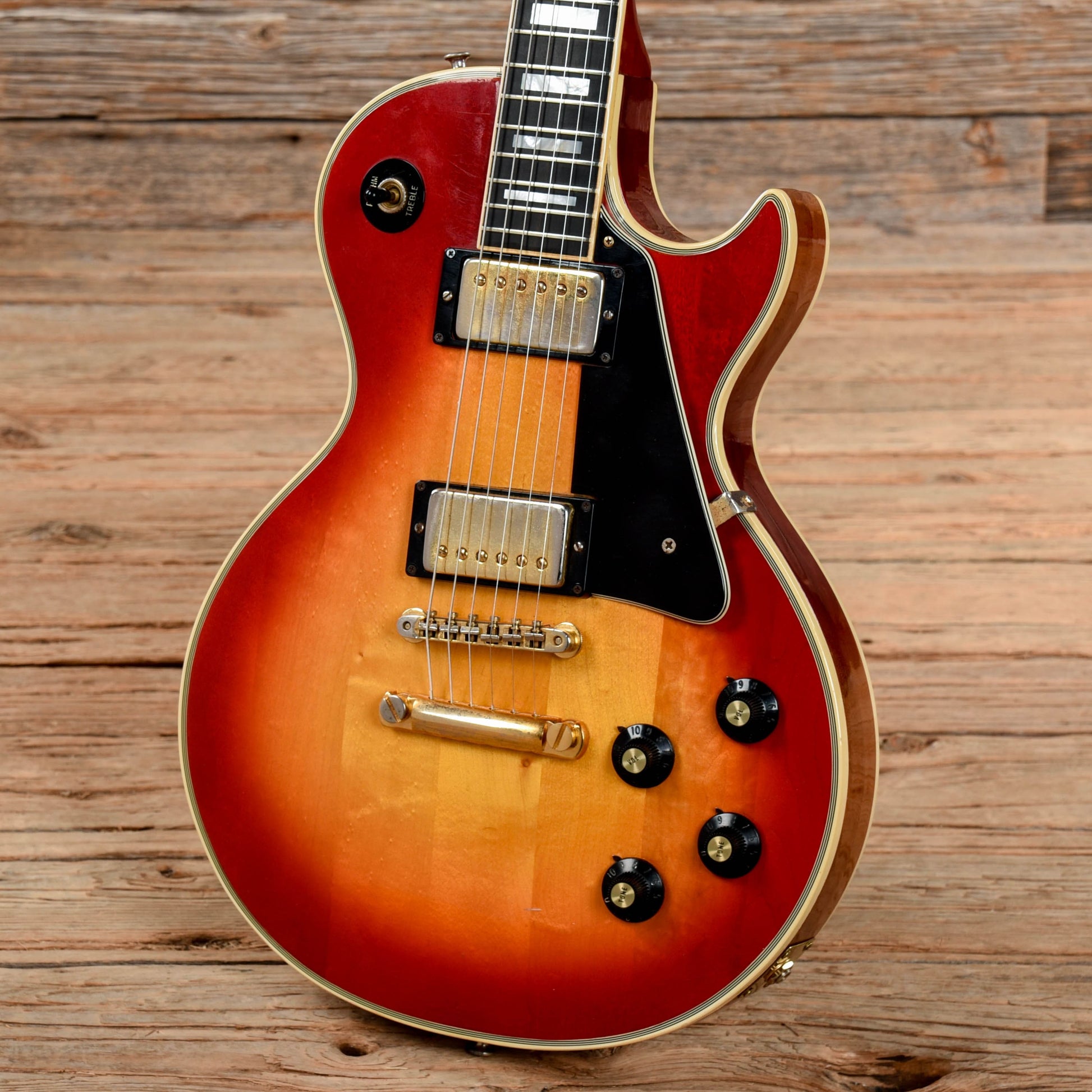 Gibson Les Paul Custom Cherry Sunburst 1973 Electric Guitars / Solid Body