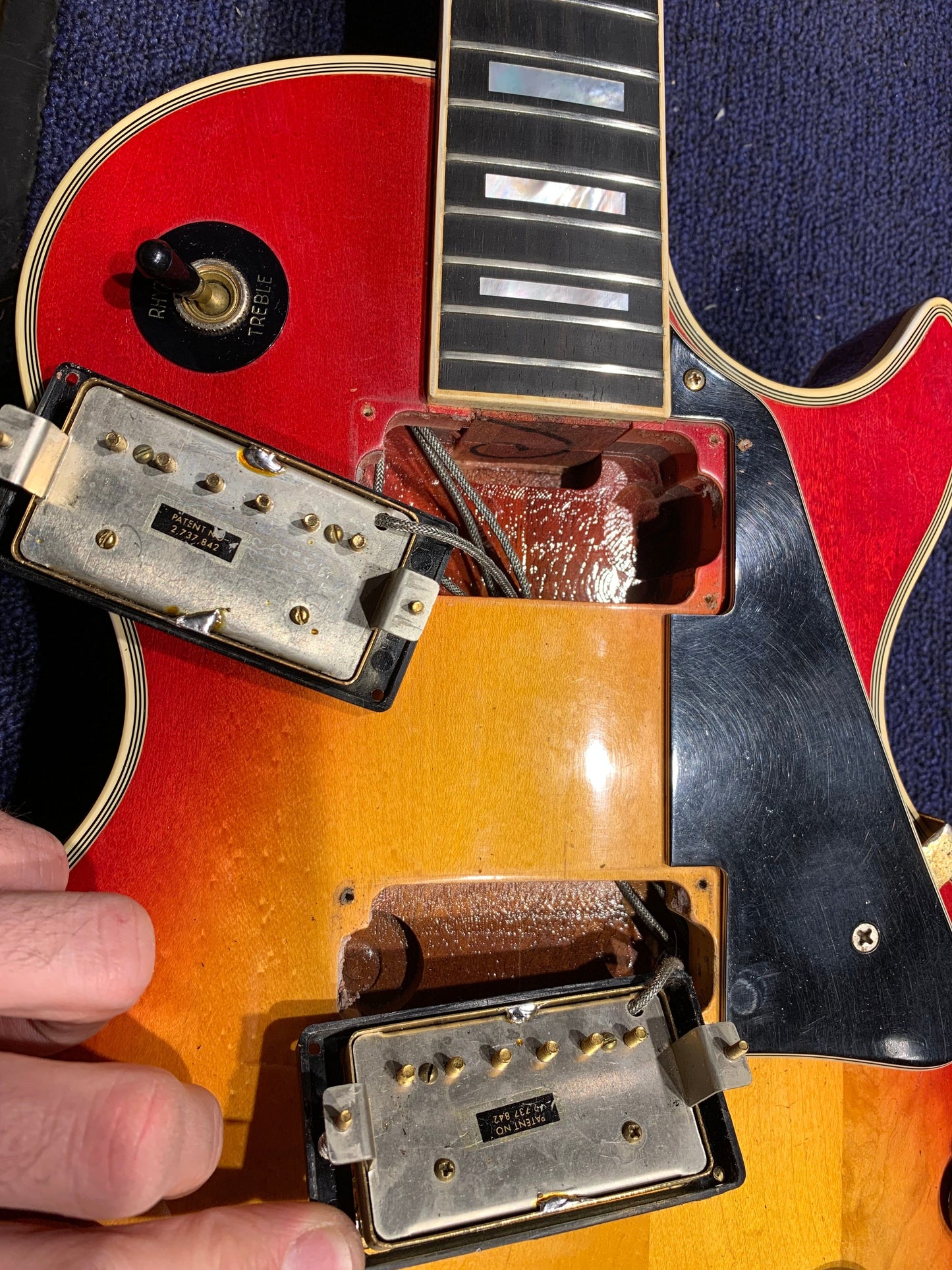 Gibson Les Paul Custom Cherry Sunburst 1973 Electric Guitars / Solid Body