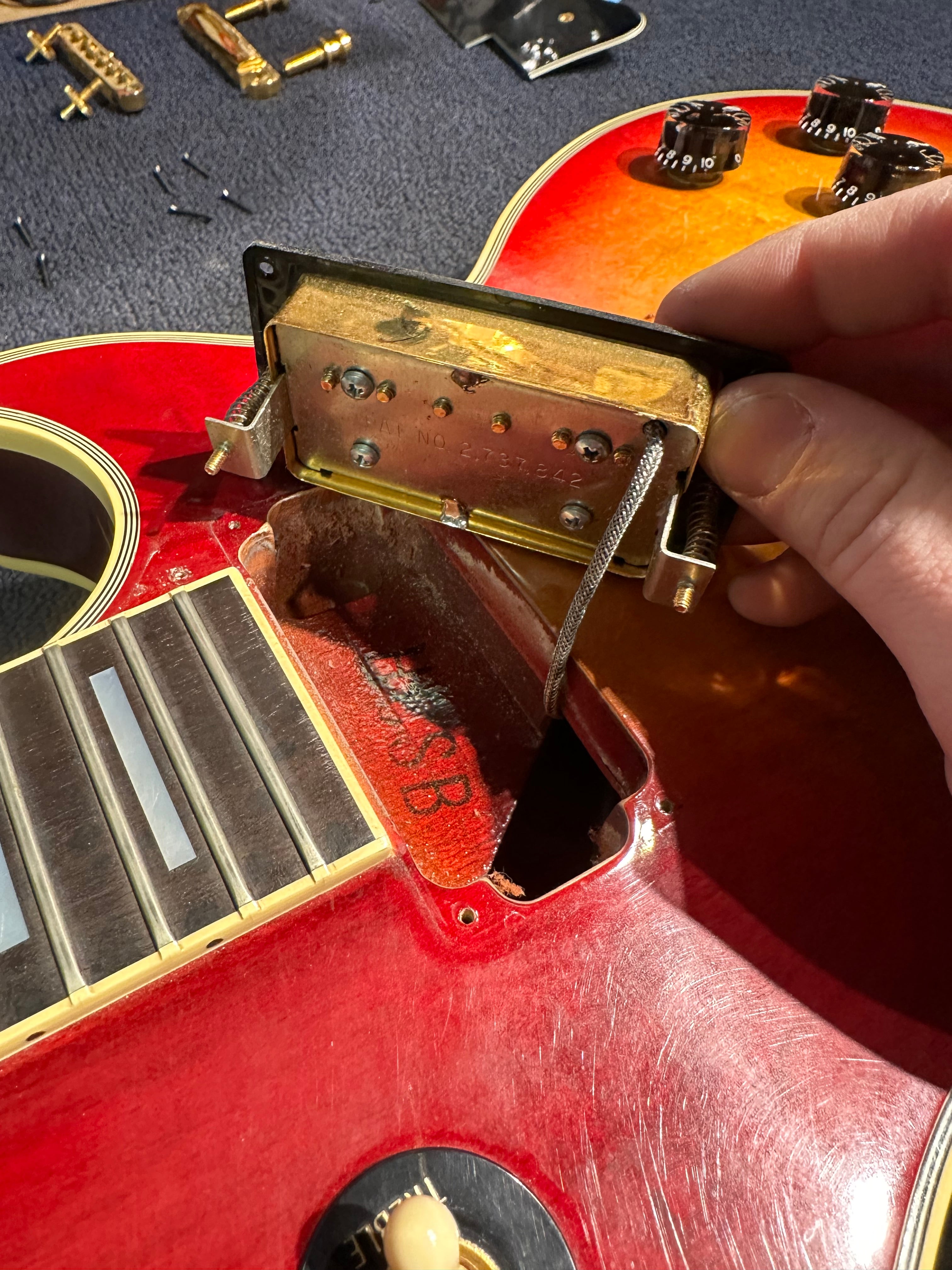 Gibson Les Paul Custom Cherry Sunburst 1990 Electric Guitars / Solid Body