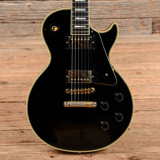 Gibson Les Paul Custom Ebony 1970s Electric Guitars / Solid Body