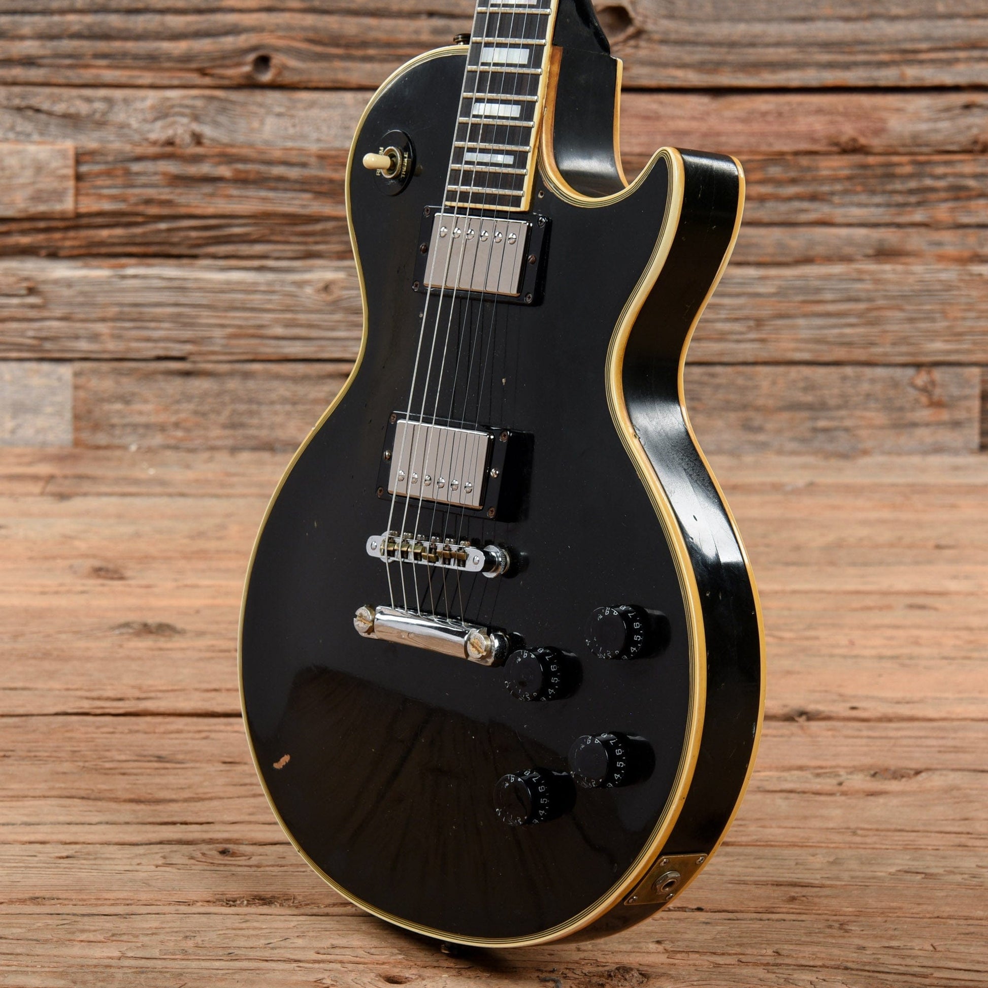 Gibson Les Paul Custom Ebony 1973 Electric Guitars / Solid Body