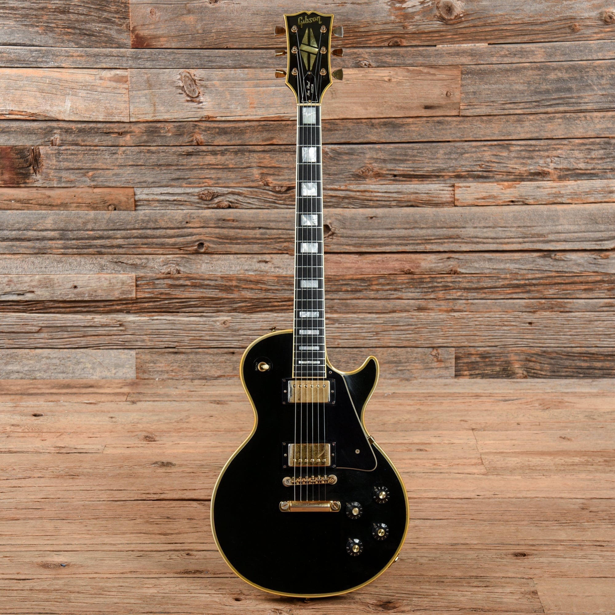 Gibson Les Paul Custom Ebony 1973 Electric Guitars / Solid Body