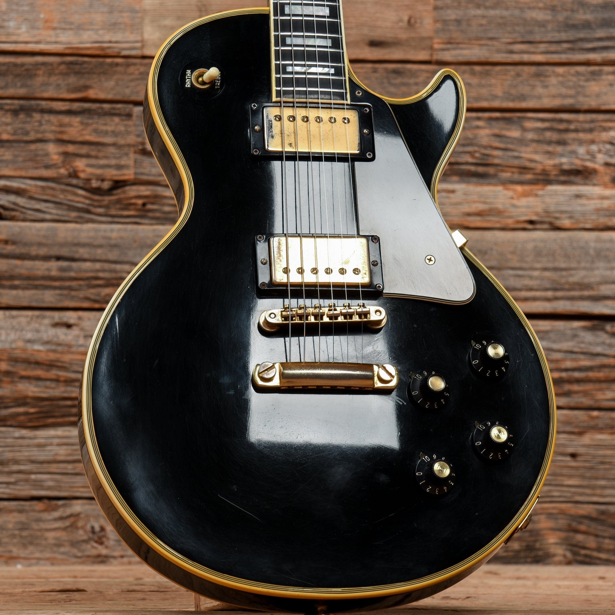 Gibson Les Paul Custom Ebony 1973 Electric Guitars / Solid Body