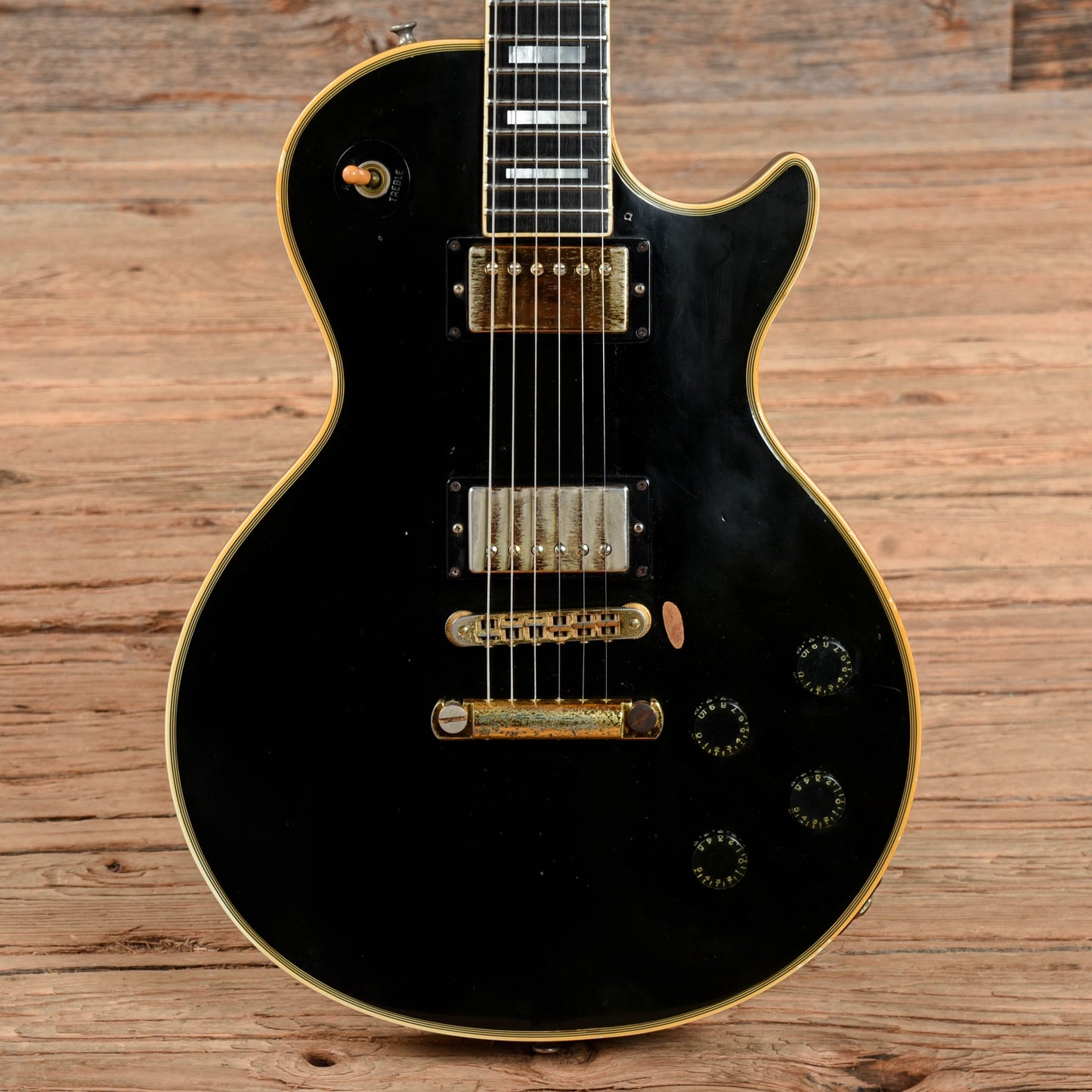 Gibson Les Paul Custom Ebony 1976 Electric Guitars / Solid Body