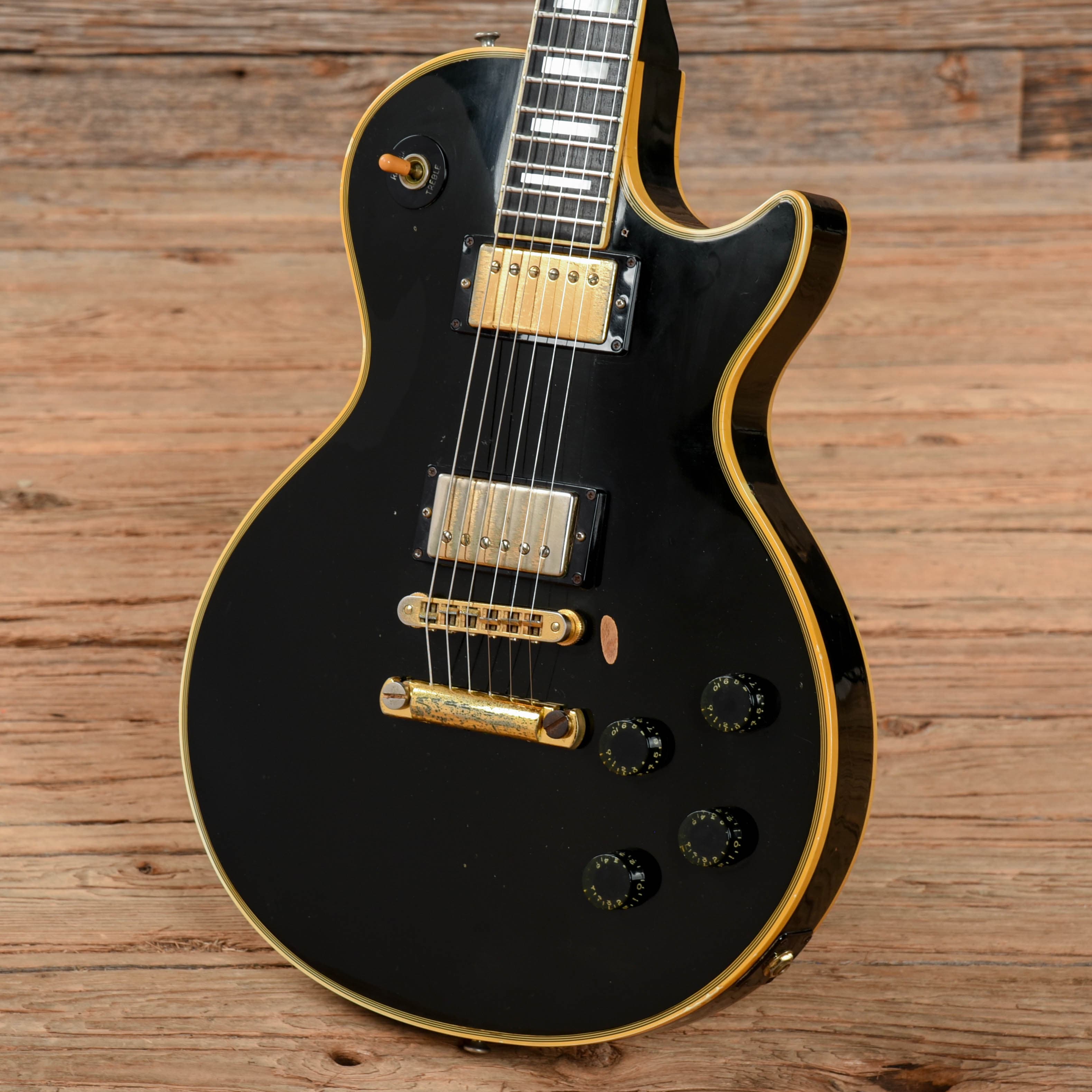 Gibson Les Paul Custom Ebony 1976 Electric Guitars / Solid Body