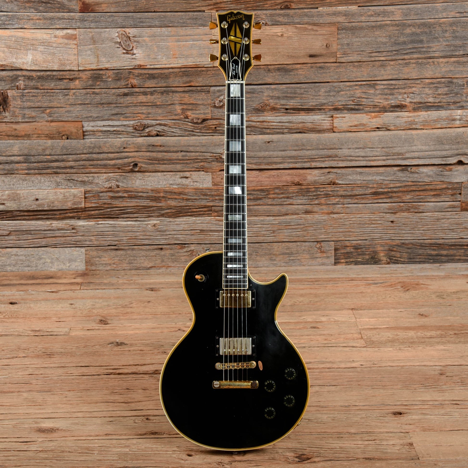 Gibson Les Paul Custom Ebony 1976 Electric Guitars / Solid Body