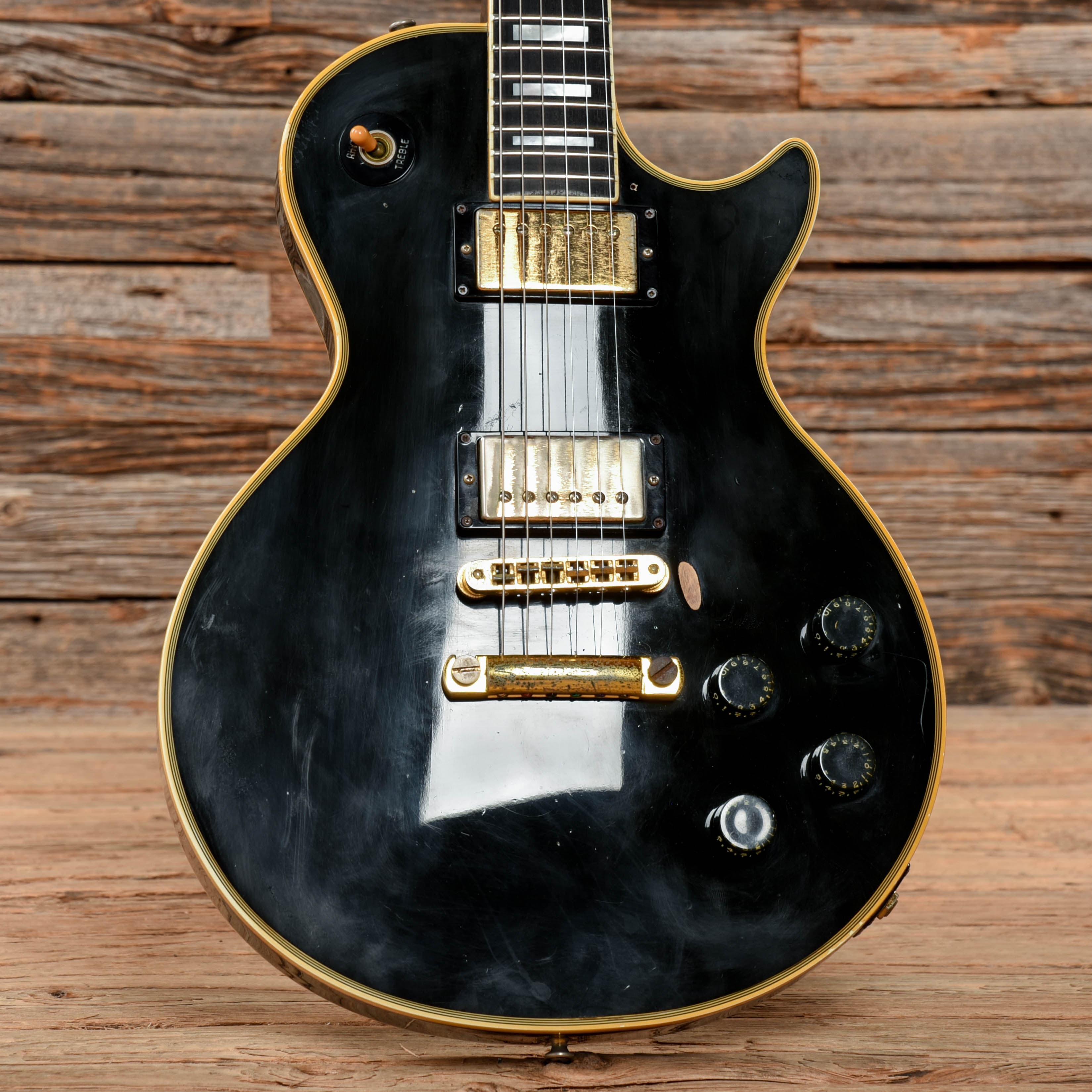 Gibson Les Paul Custom Ebony 1976 Electric Guitars / Solid Body
