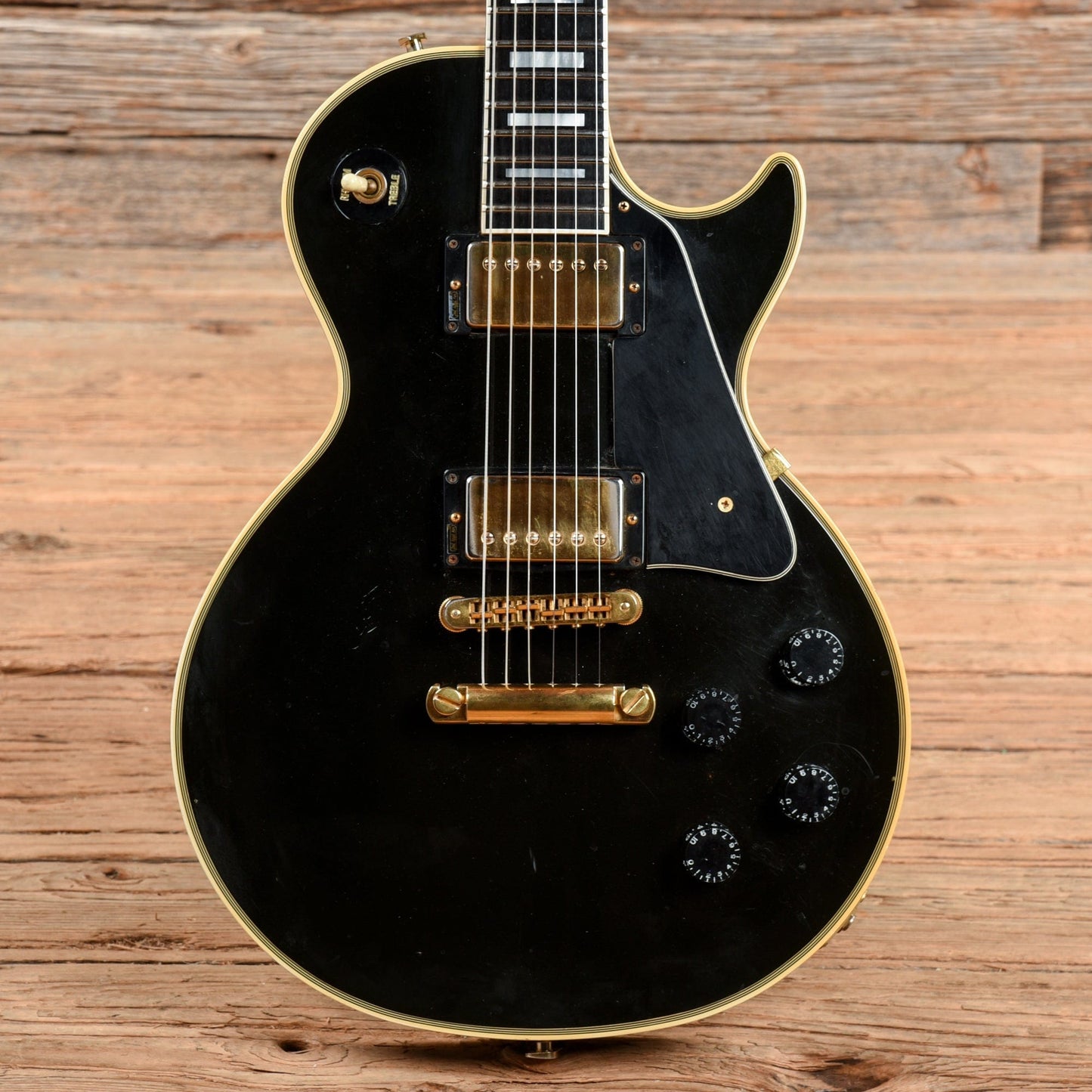Gibson Les Paul Custom Ebony 1986 Electric Guitars / Solid Body