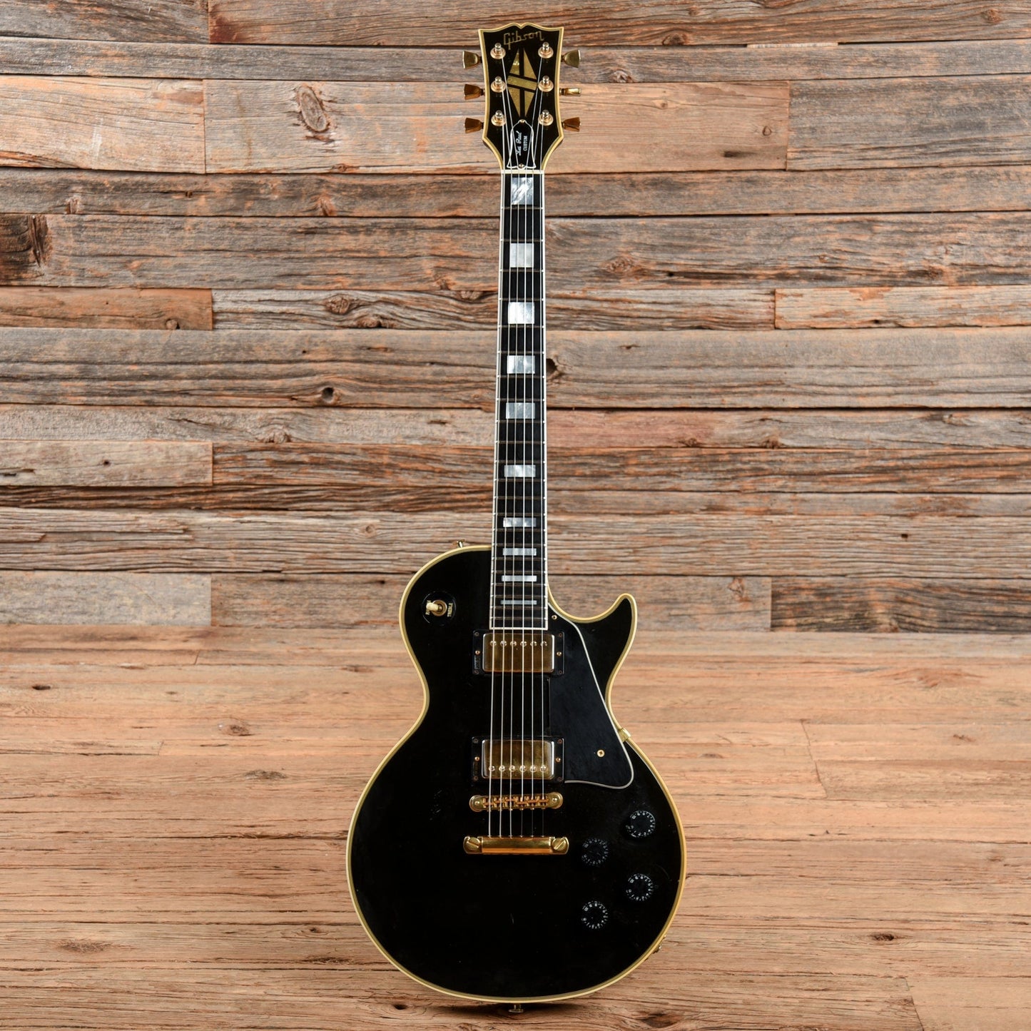 Gibson Les Paul Custom Ebony 1986 Electric Guitars / Solid Body