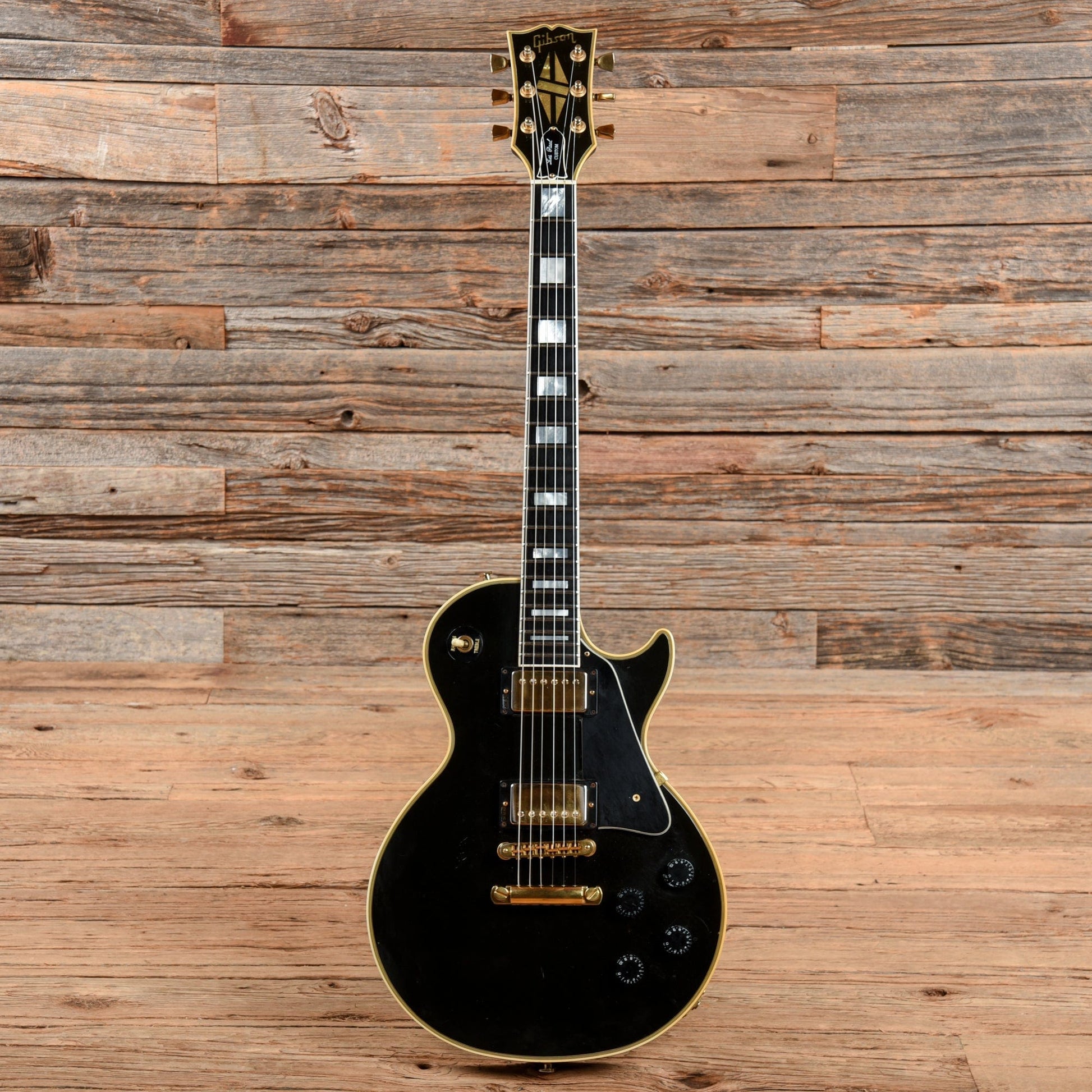 Gibson Les Paul Custom Ebony 1986 Electric Guitars / Solid Body